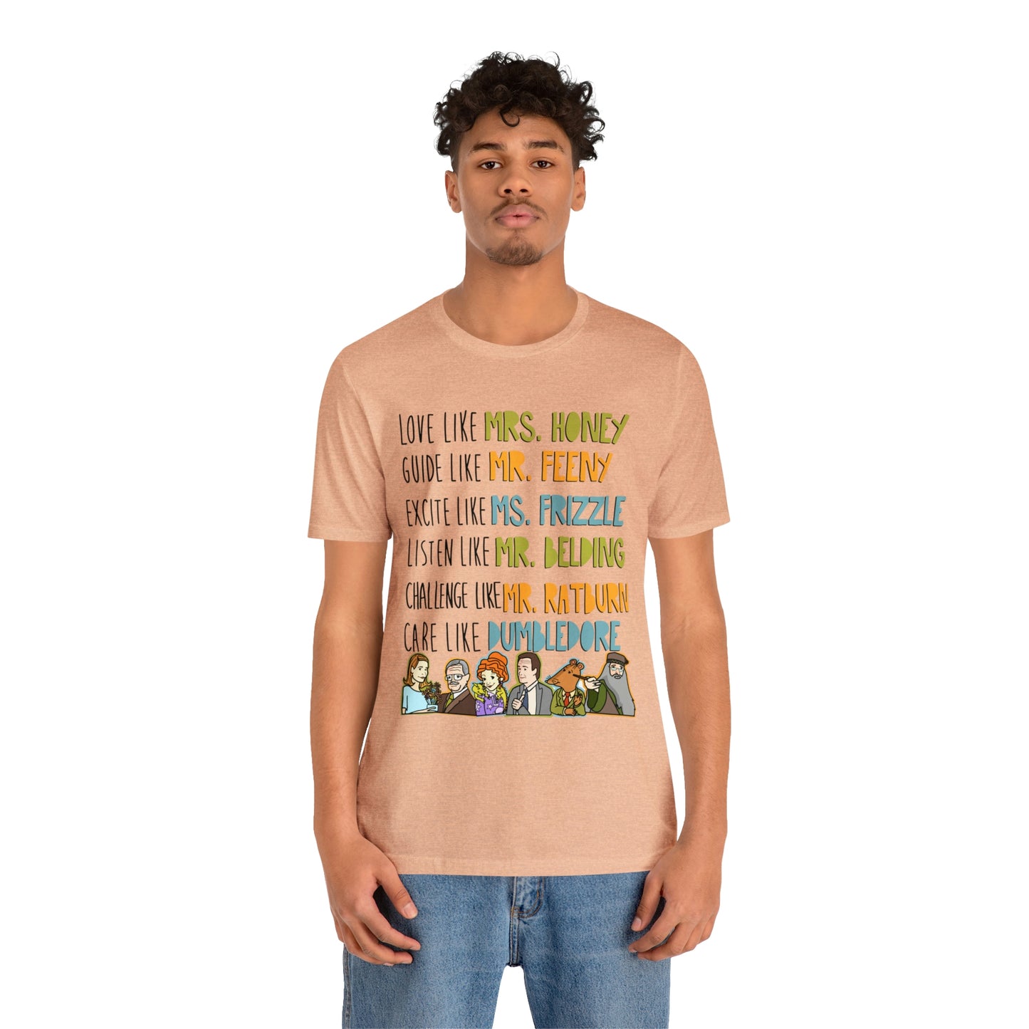 Love like miss honey favorite famous teacher shirt Unisex Jersey Short Sleeve Tee