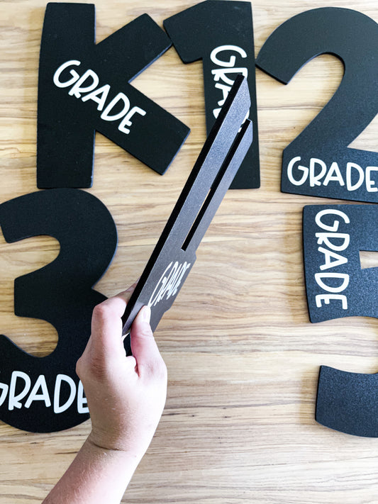 Grade Level Cut Out Signs