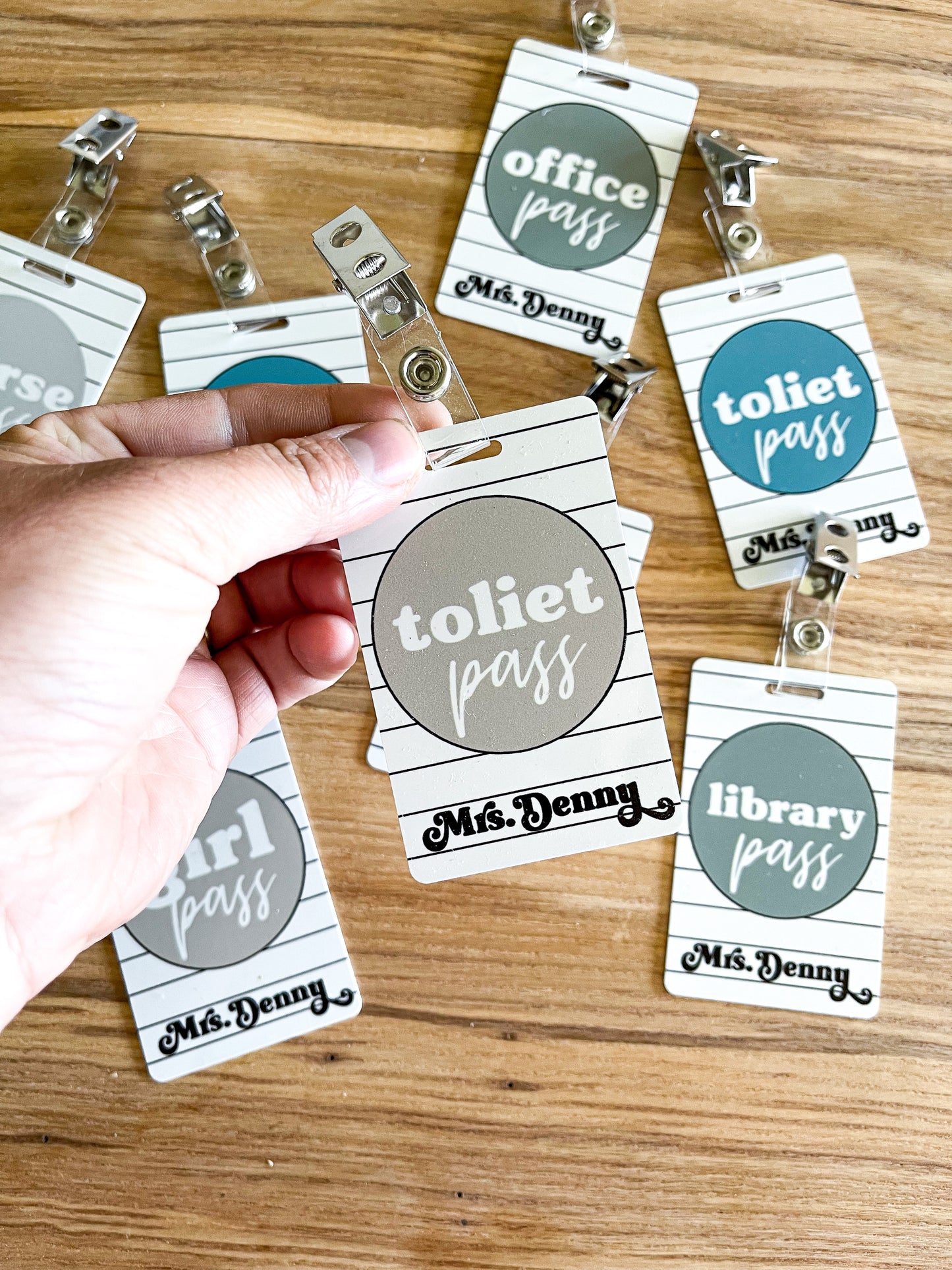 Acrylic Classroom Hall Passes