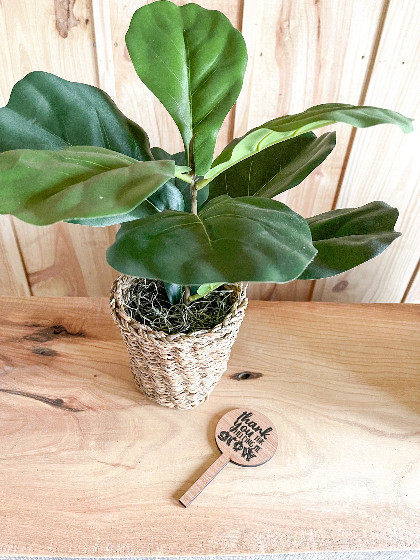 Thanks for helping me grow wood signs plant teacher appreciation gift