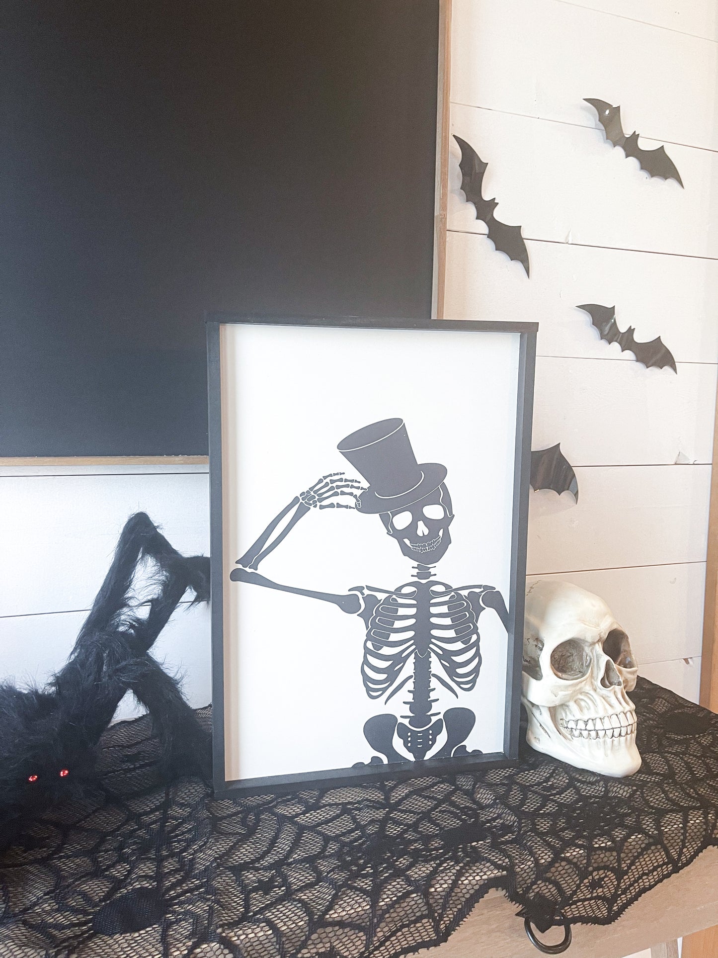 Top Hat Skeleton; Bones, Halloween