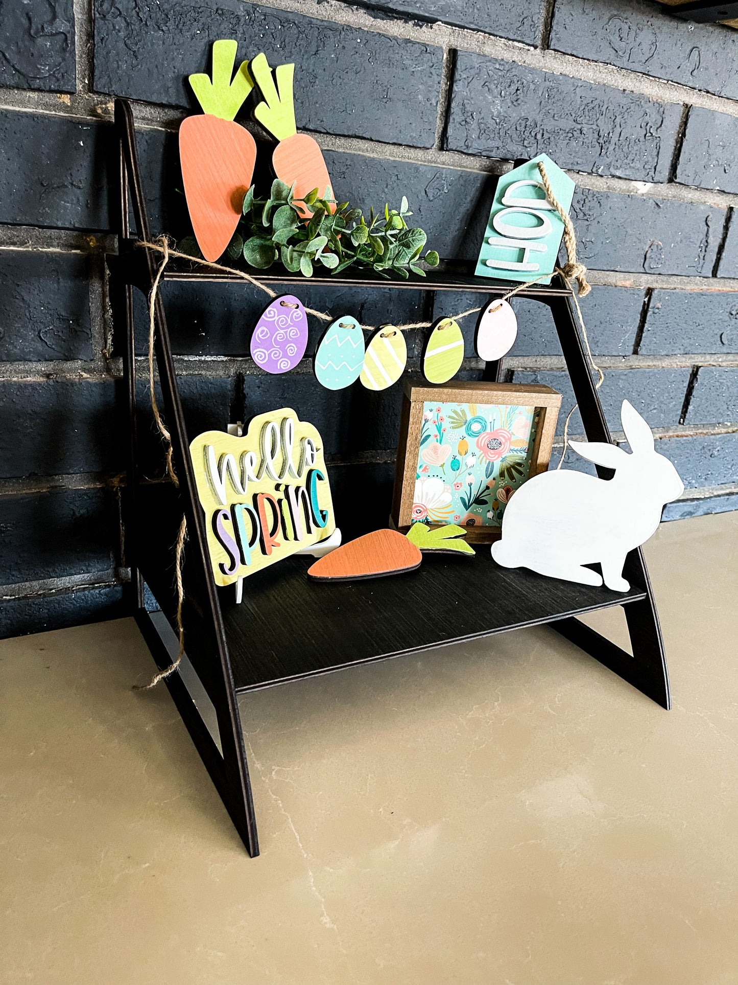 Easter Spring Farmhouse DIY Kit Seasonal Tiered Tray
