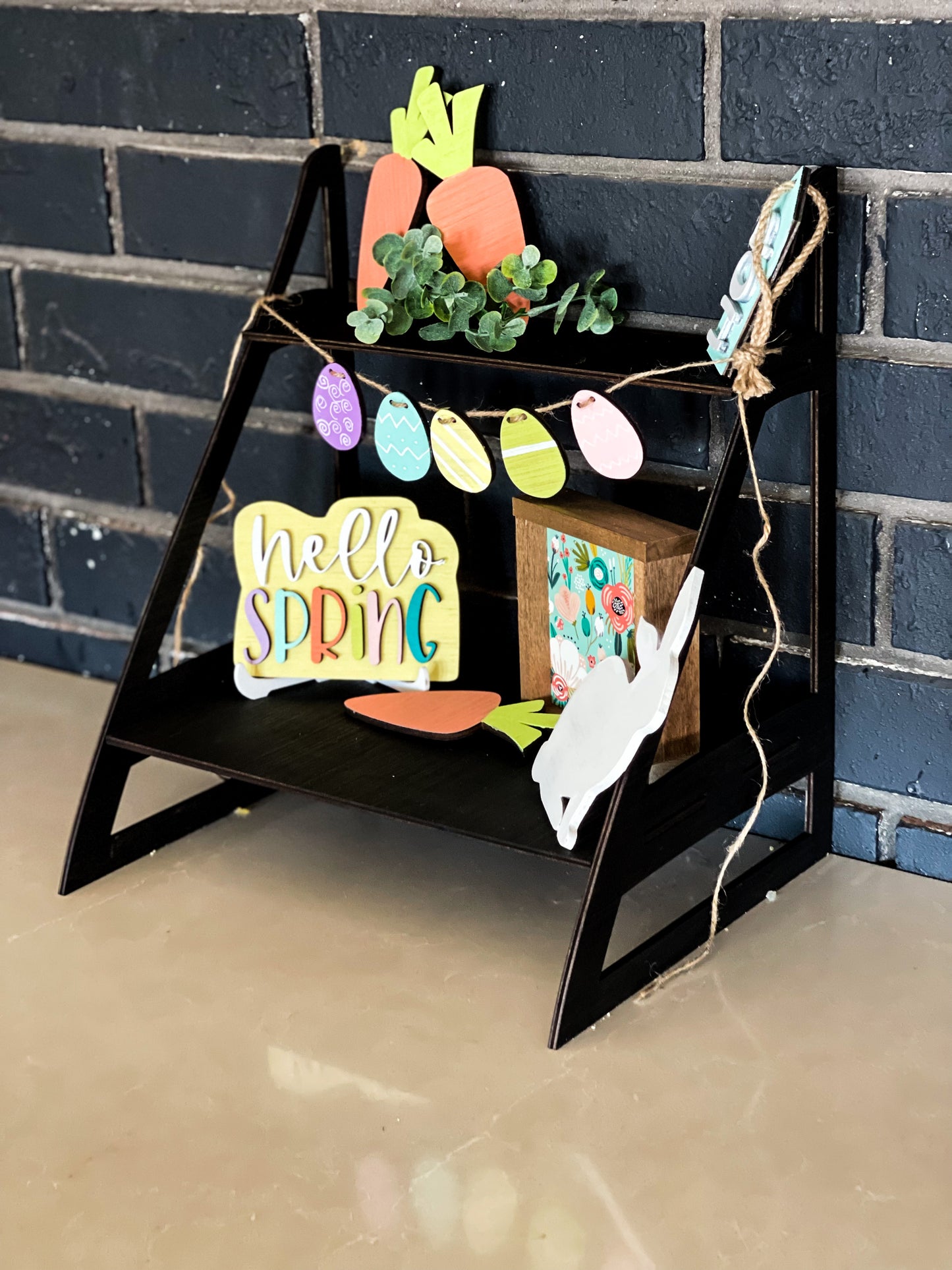 Easter Spring Farmhouse DIY Kit Seasonal Tiered Tray