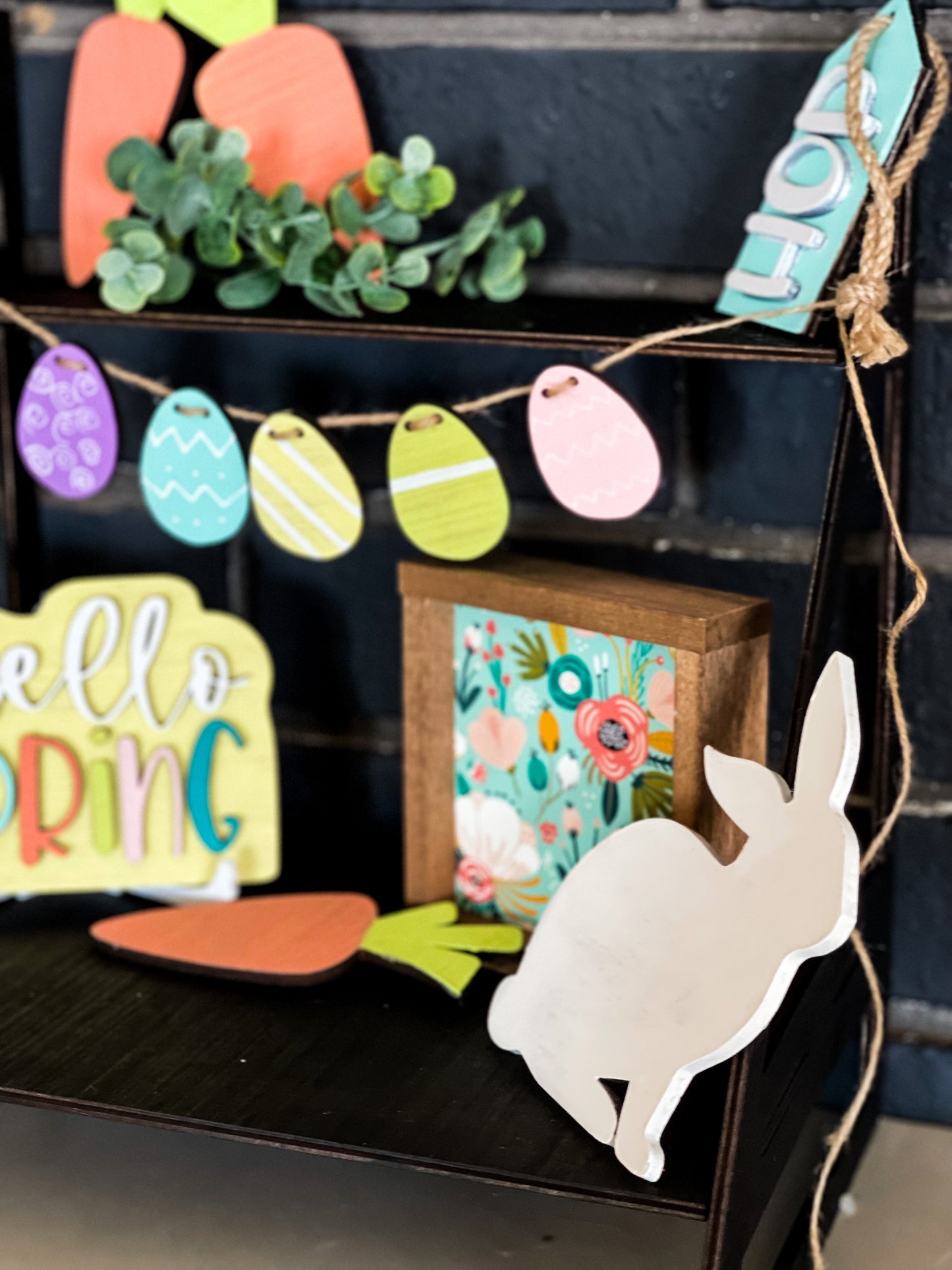 Easter Spring Farmhouse DIY Kit Seasonal Tiered Tray