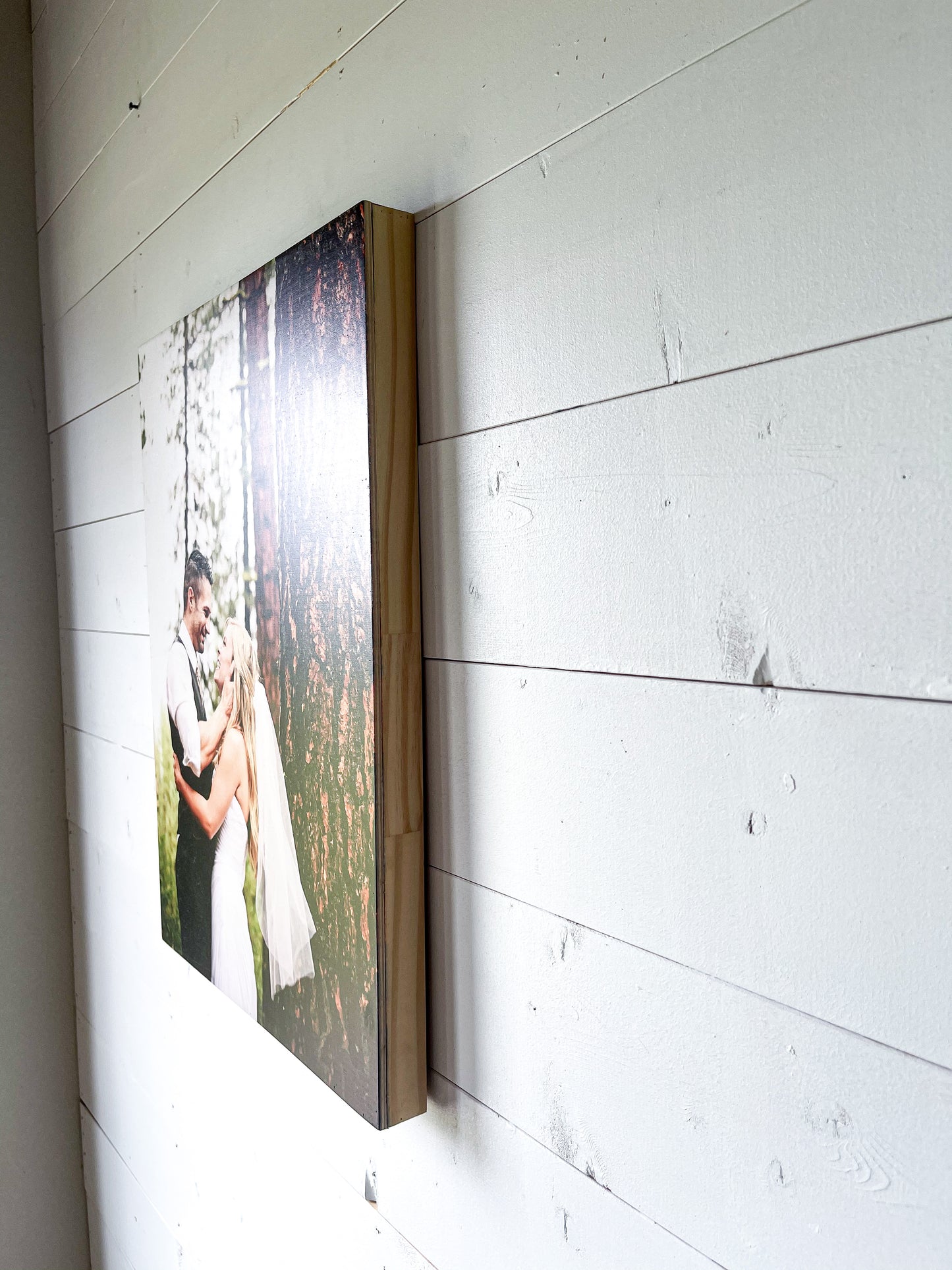 Your Personalized Custom Photos Printed on Wooden box, Family Engagement photo