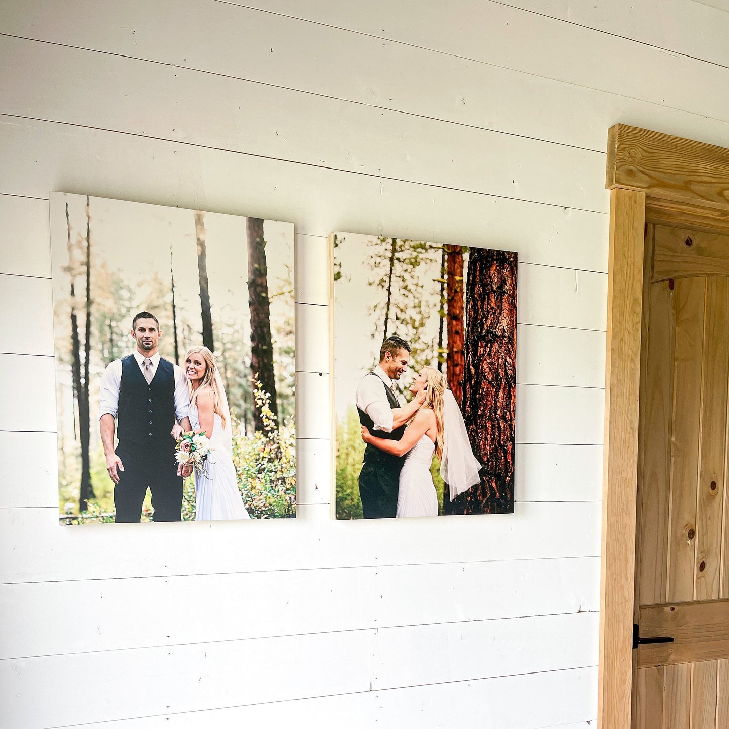 Your Personalized Custom Photos Printed on Wooden box, Family Engagement photo