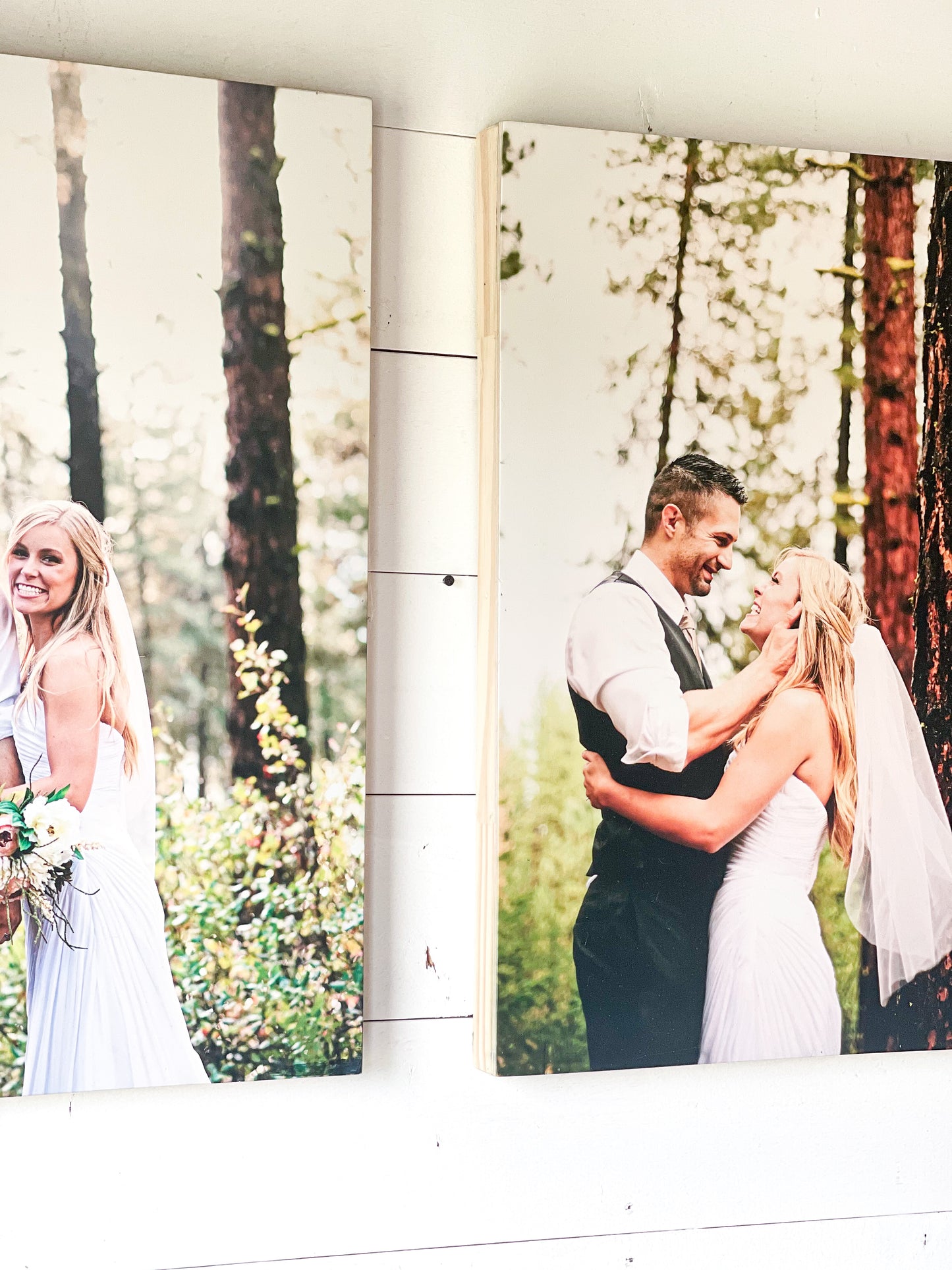 Your Personalized Custom Photos Printed on Wooden box, Family Engagement photo