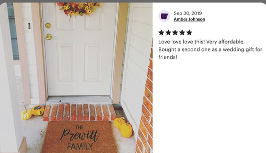 Custom Door Mat- We Design with You!