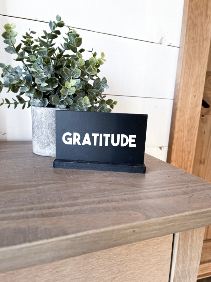 2025 Word on Wood; Shelf Sitter Removable Sign