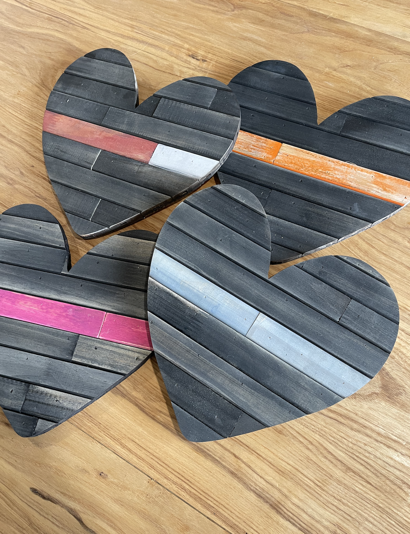 Pallet Wood Heart Cut Outs
