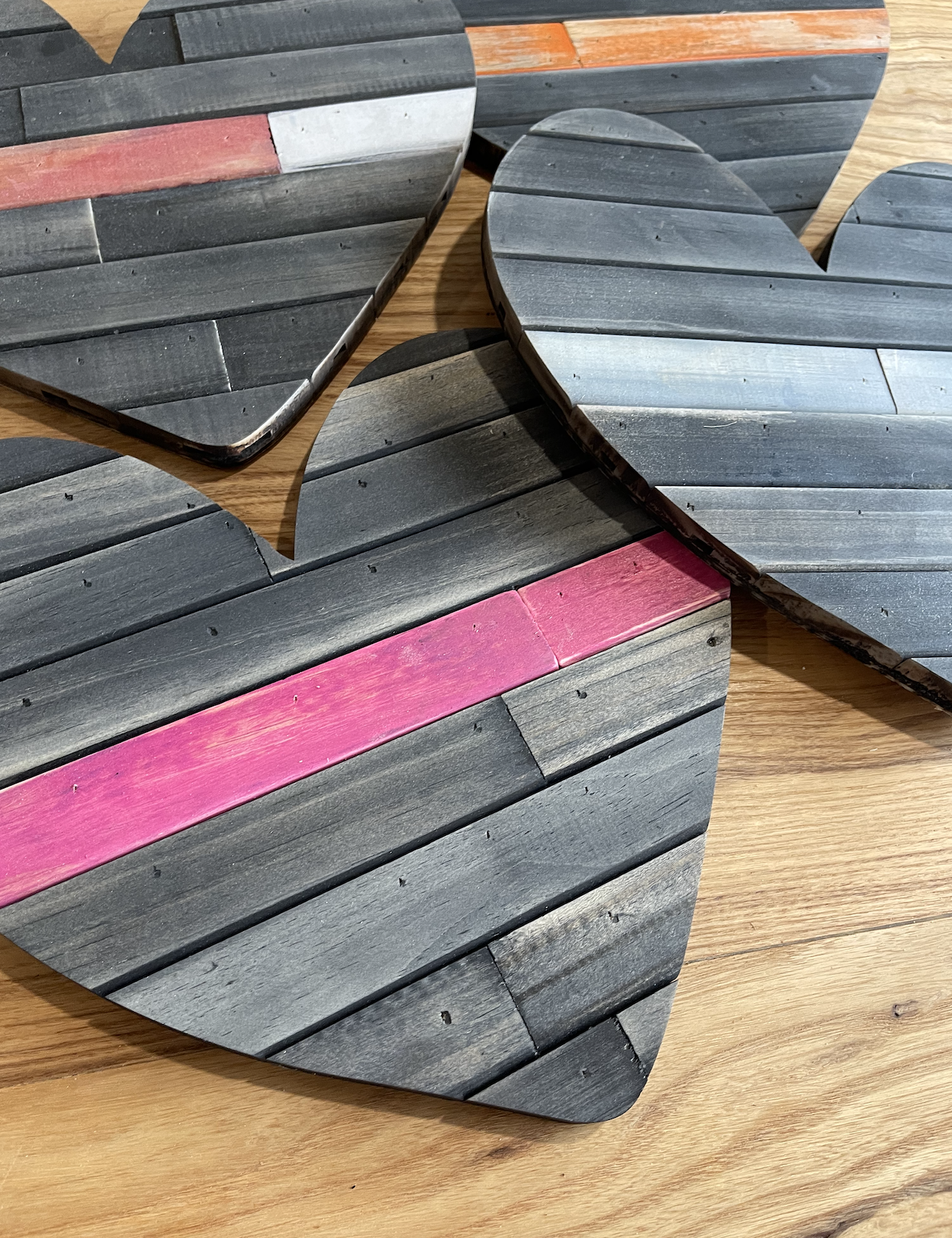 Pallet Wood Heart Cut Outs