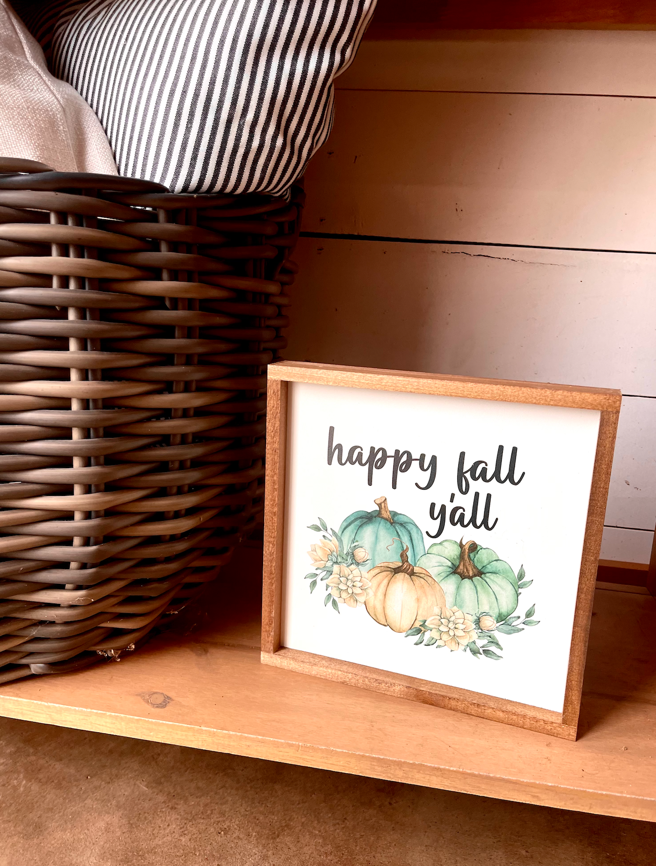 Watercolor Fall Collection Wood Sign