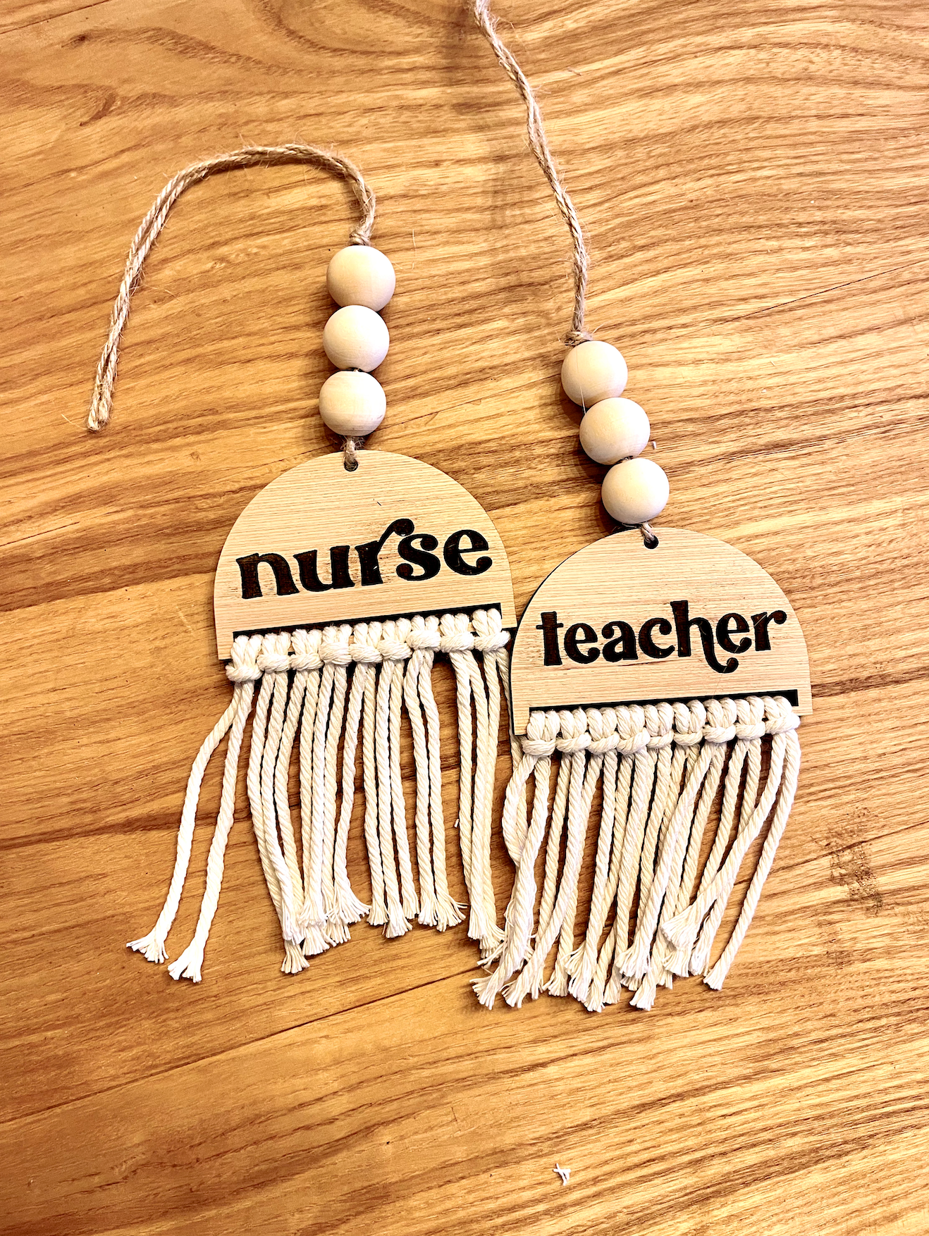 custom mama teacher nurse mothers day Car Charm Review Mirror wood sign Hanging Tag Bead Active