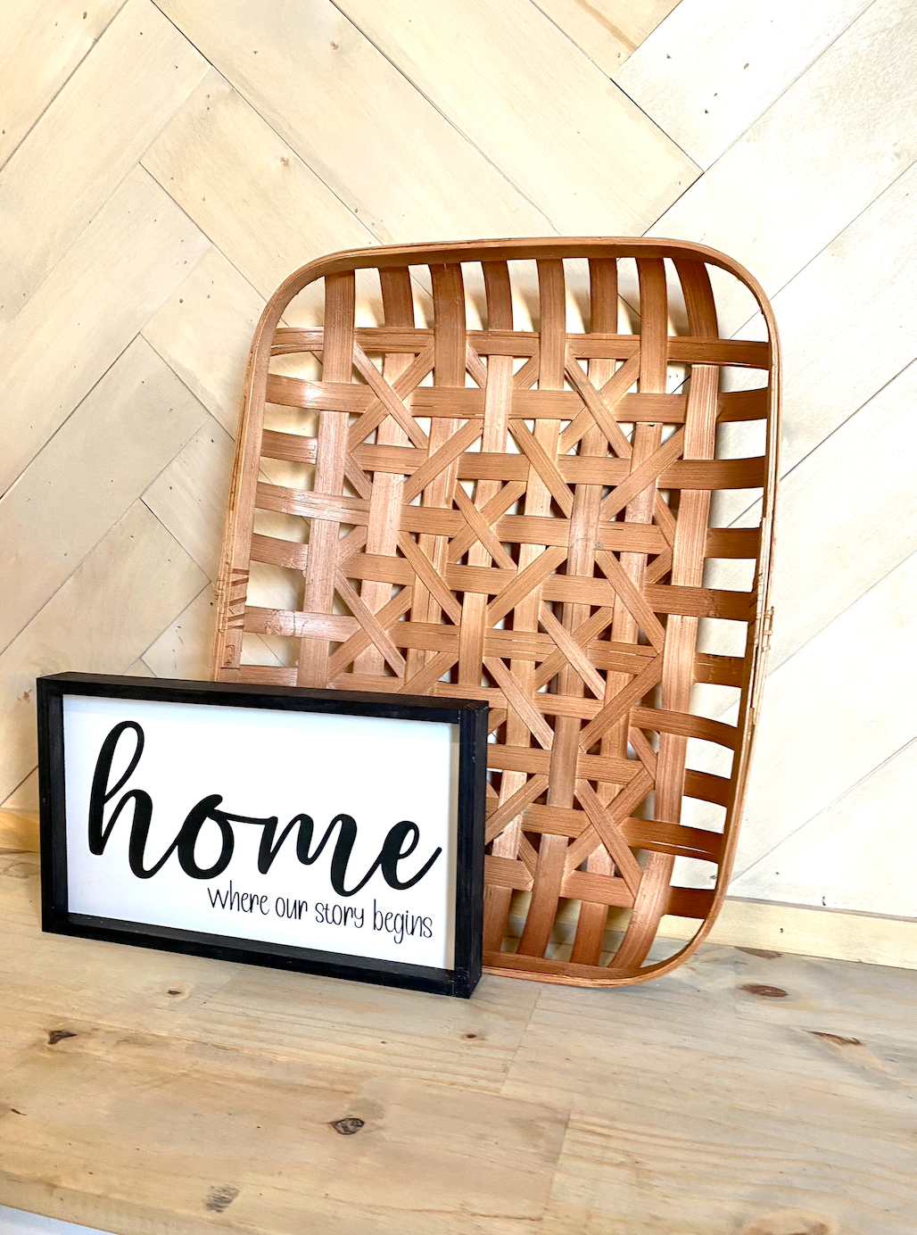 Home where our story begins family sign wood sign entry way sign livingroom sign hanging wall framed signs