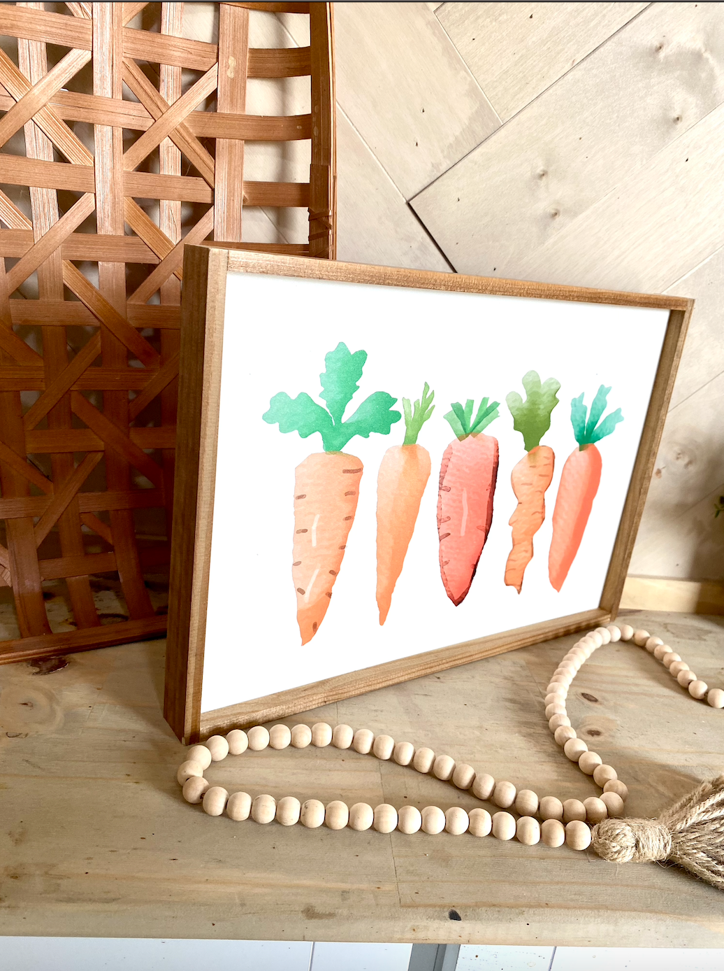 Carrots Easter wood sign new easter 23