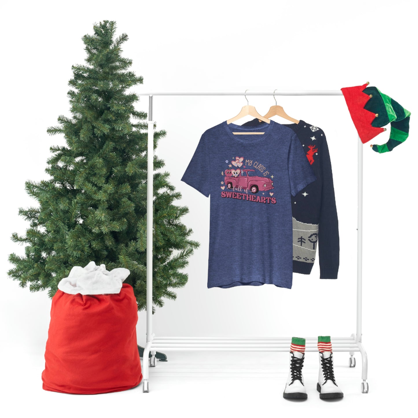 My Class is Full of Sweethearts Valentines day Unisex Jersey Short Sleeve Tee
