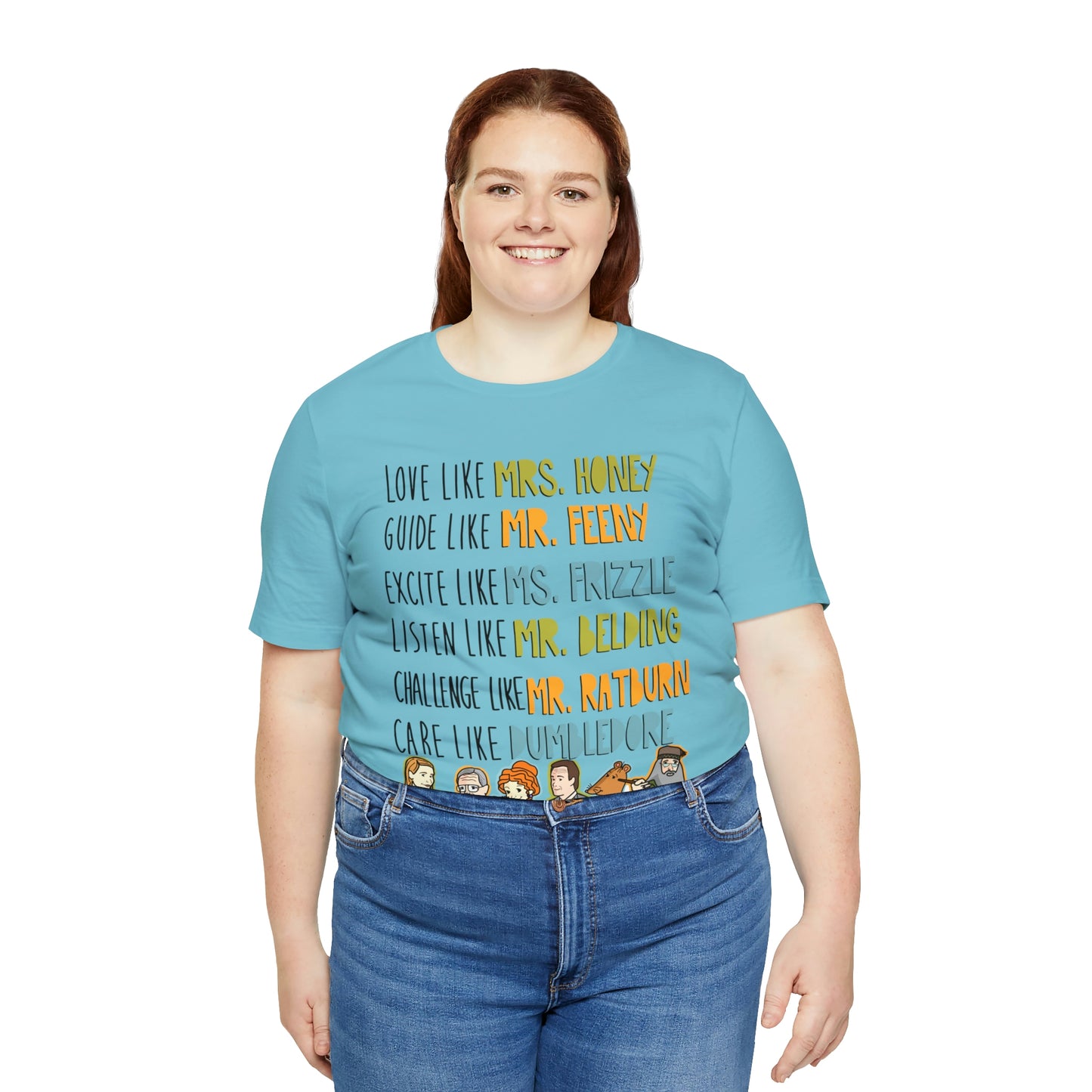 Love like miss honey favorite famous teacher shirt Unisex Jersey Short Sleeve Tee