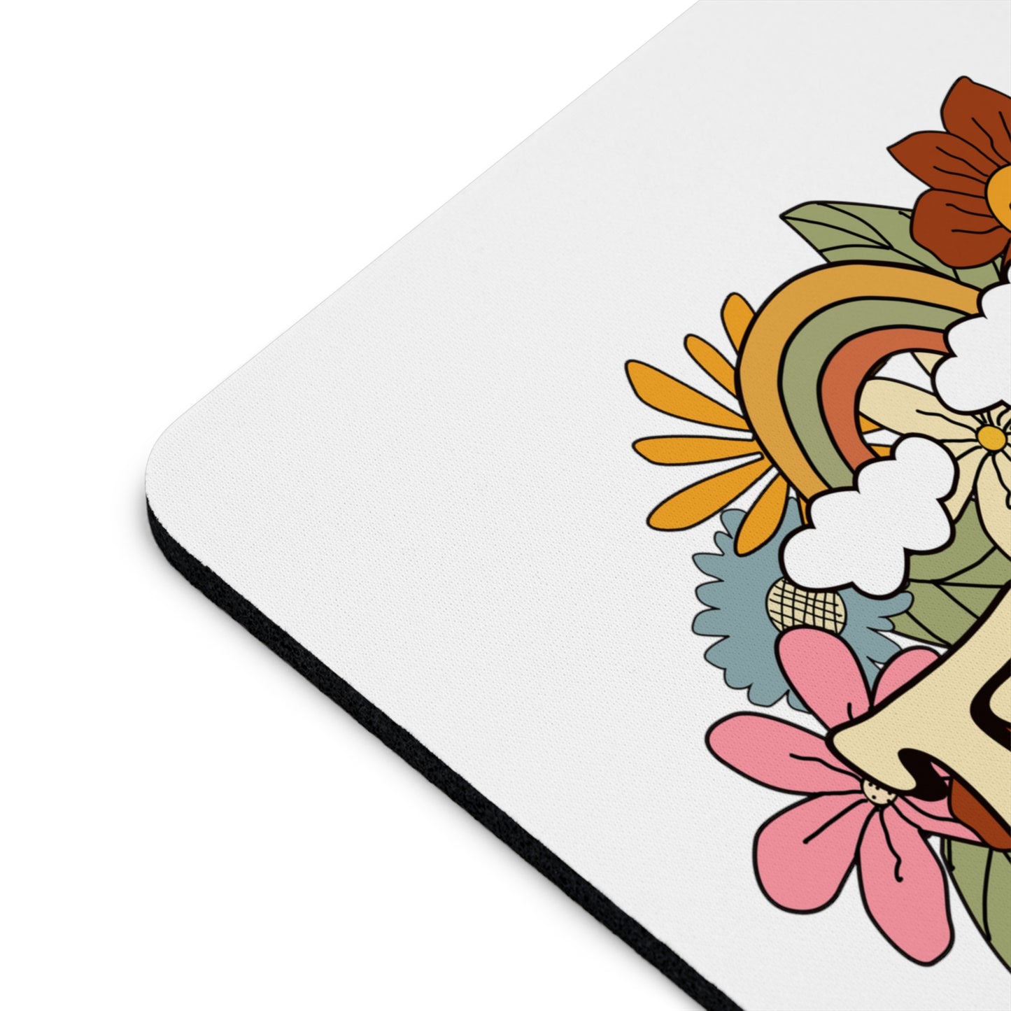 Bold Retro Groovy Teacher Mouse Pad