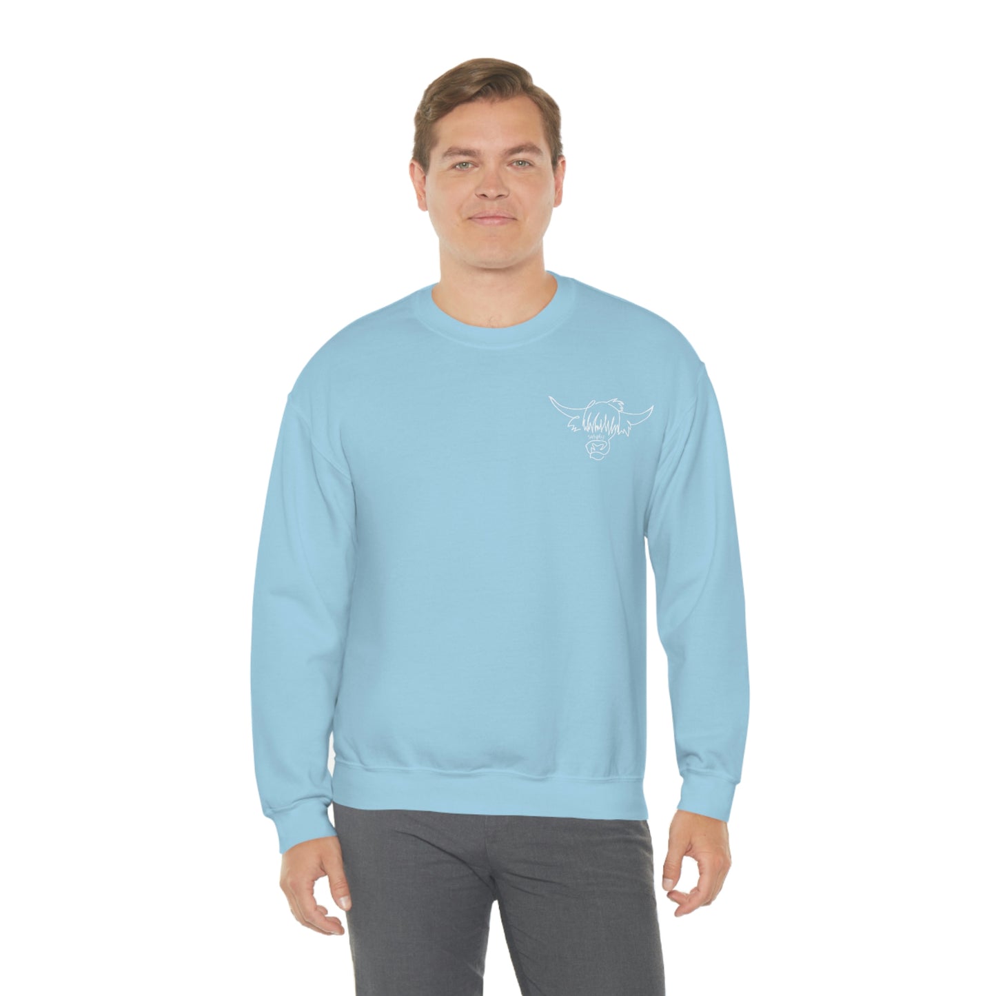 Simply Highland Cow Unisex Heavy Blend™ Crewneck Sweatshirt