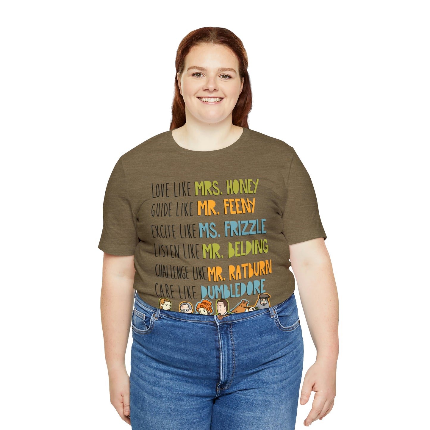 Love like miss honey favorite famous teacher shirt Unisex Jersey Short Sleeve Tee