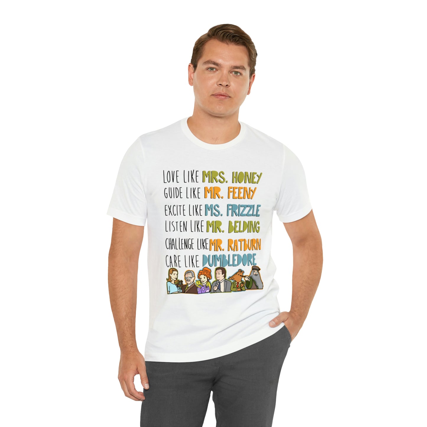 Love like miss honey favorite famous teacher shirt Unisex Jersey Short Sleeve Tee