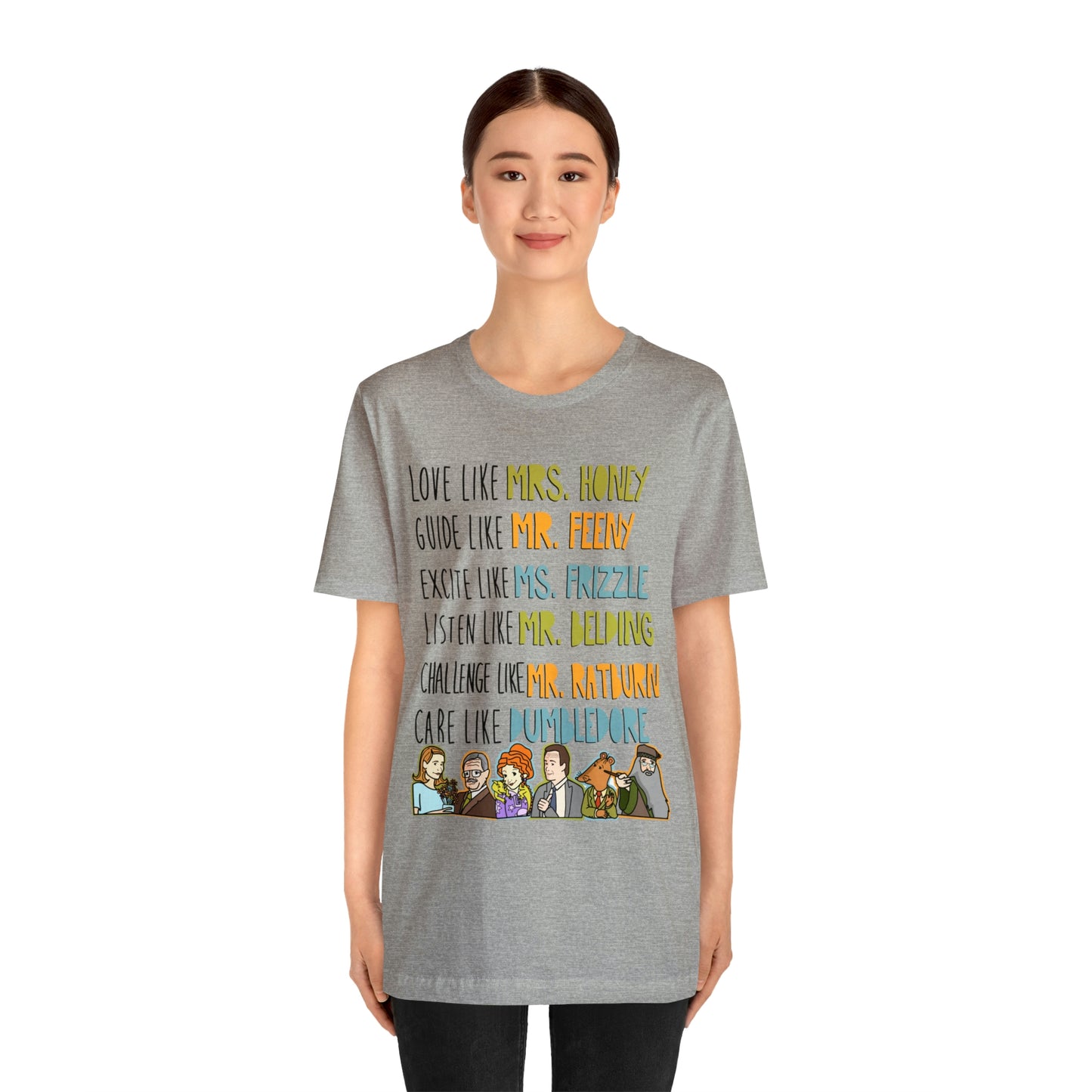 Love like miss honey favorite famous teacher shirt Unisex Jersey Short Sleeve Tee