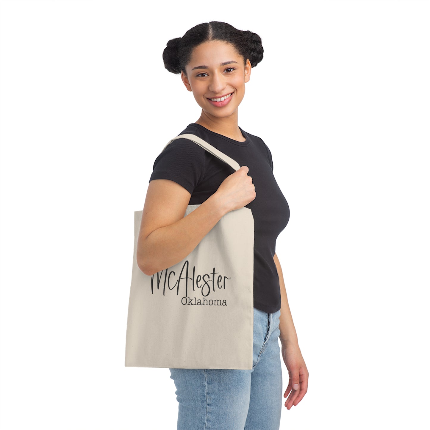 mcalester oklahoma Canvas Tote Bag
