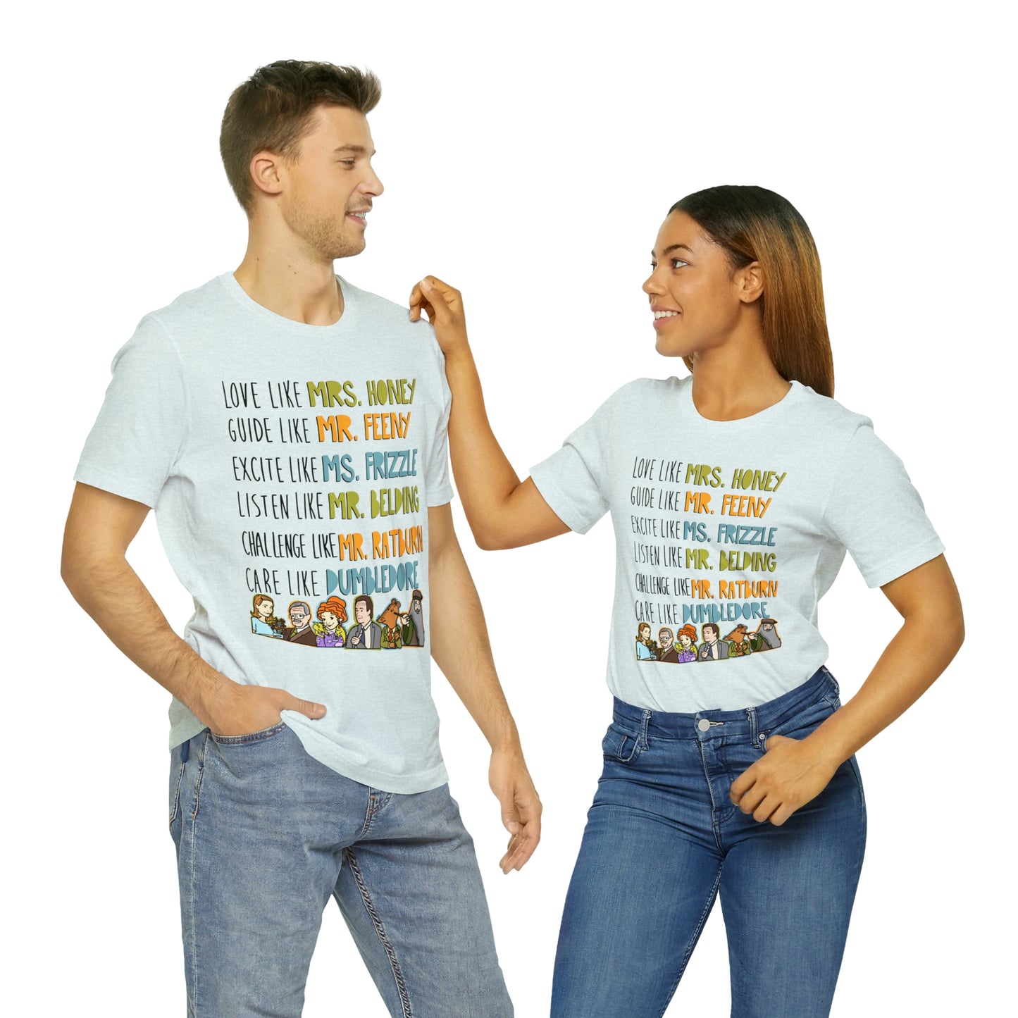 Love like miss honey favorite famous teacher shirt Unisex Jersey Short Sleeve Tee