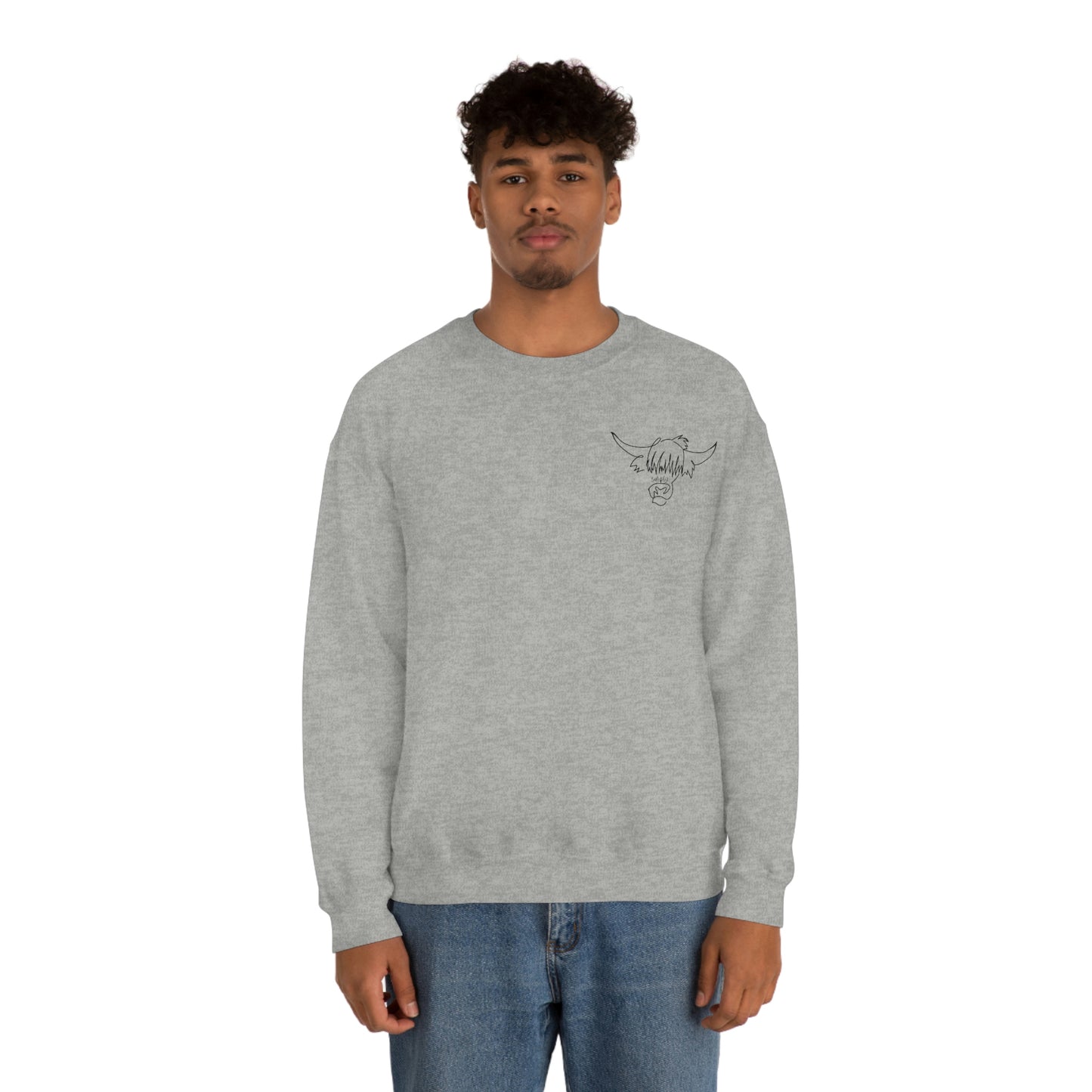 Simply Highland Cow Unisex Heavy Blend™ Crewneck Sweatshirt