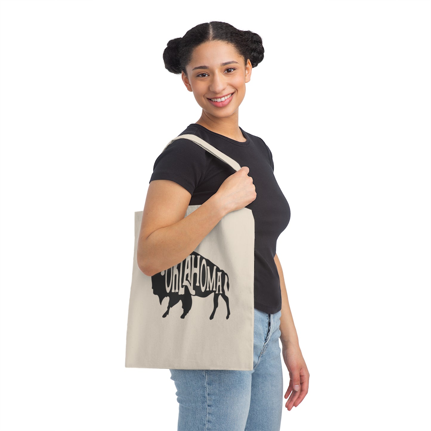 McAlester Buffalo Canvas Tote Bag