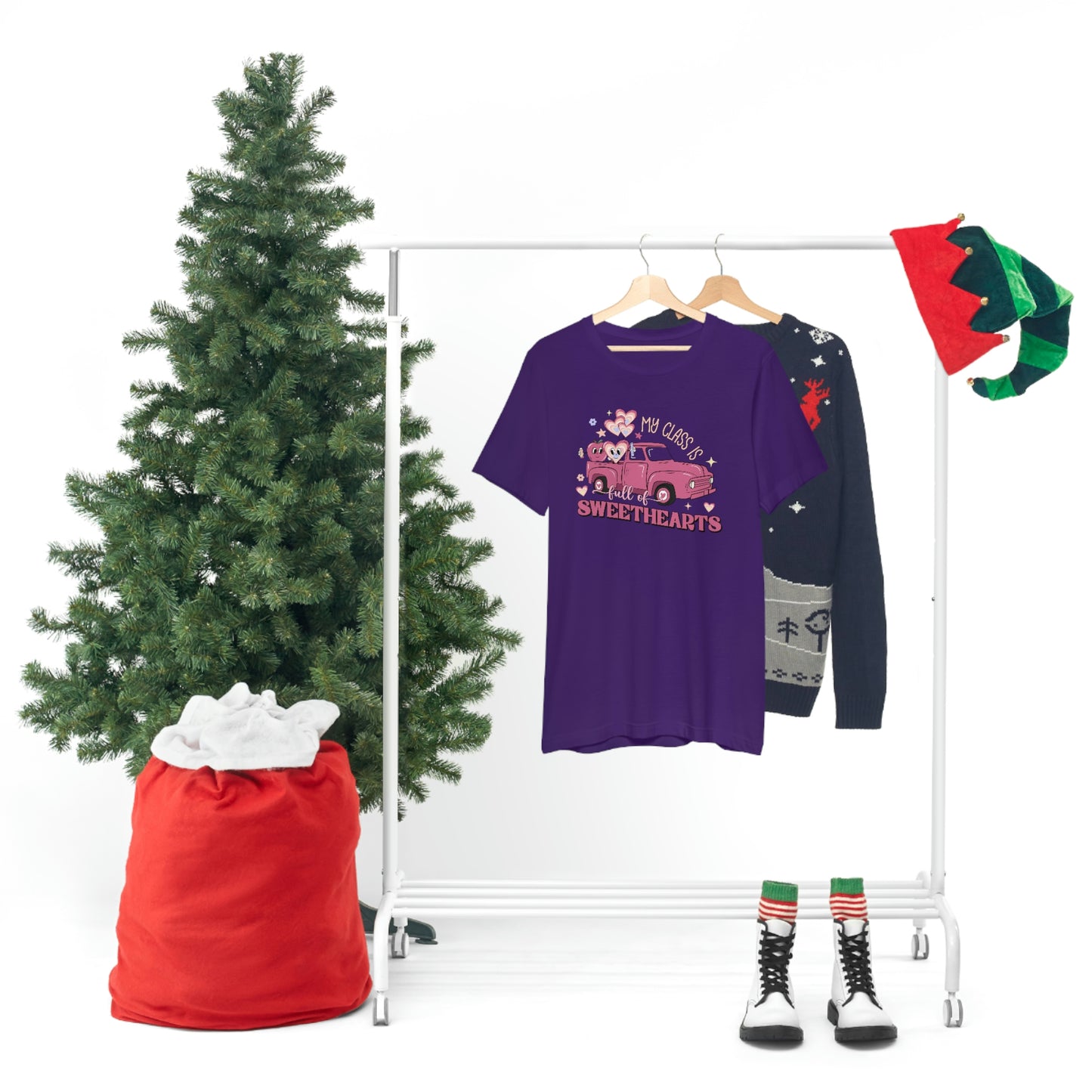 My Class is Full of Sweethearts Valentines day Unisex Jersey Short Sleeve Tee
