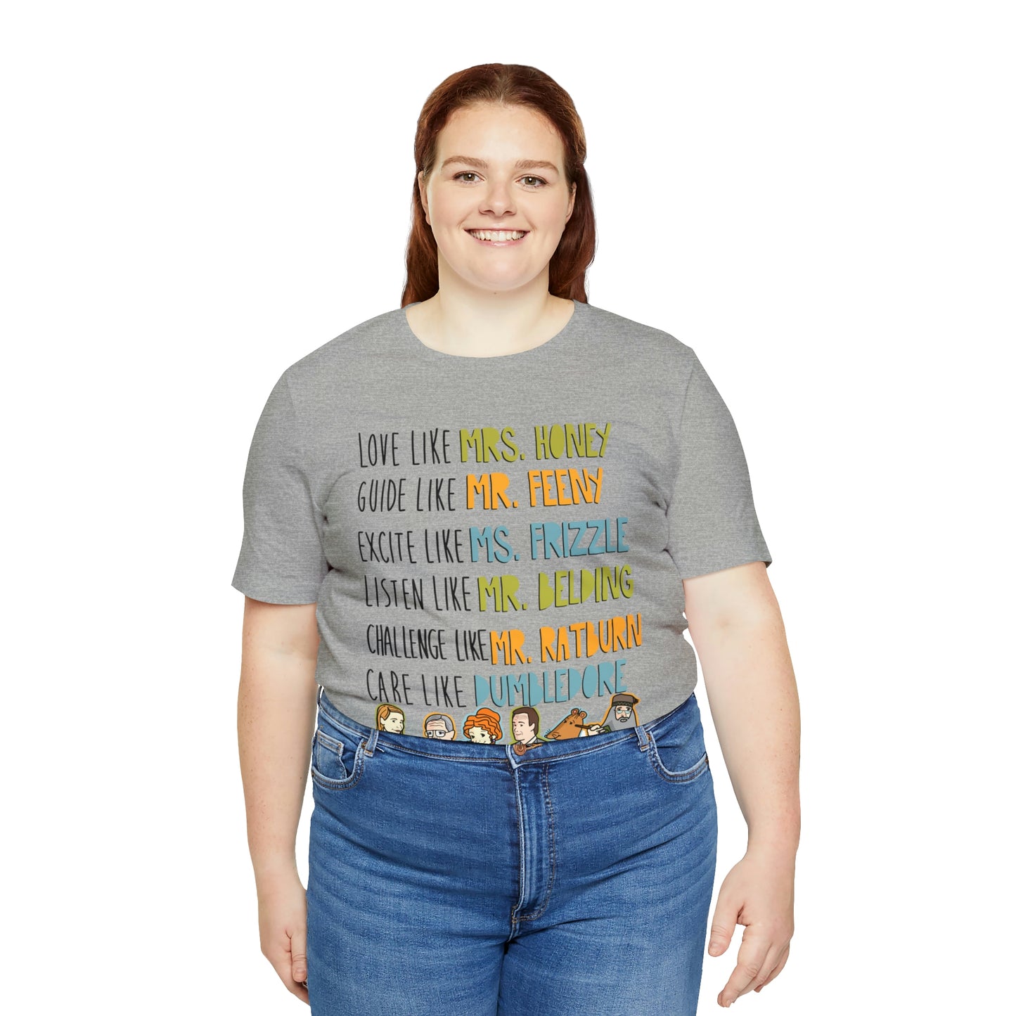 Love like miss honey favorite famous teacher shirt Unisex Jersey Short Sleeve Tee