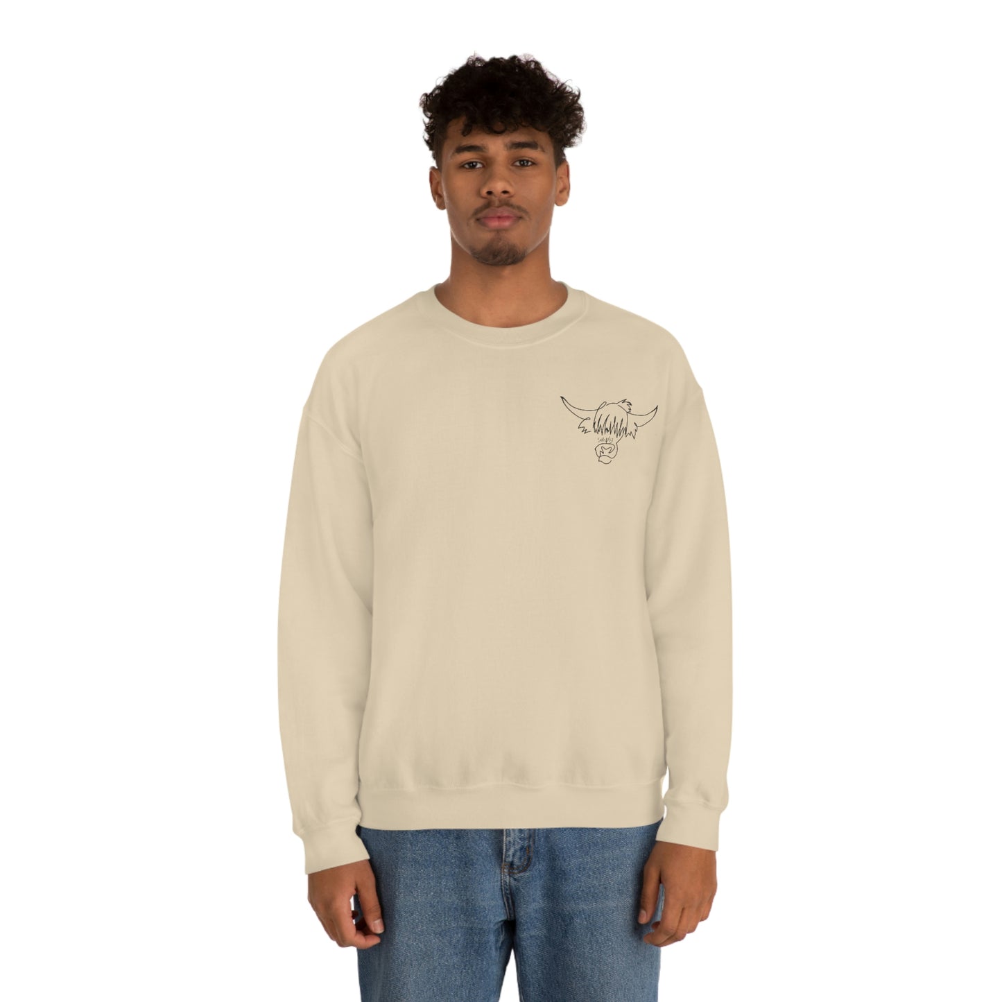 Simply Highland Cow Unisex Heavy Blend™ Crewneck Sweatshirt