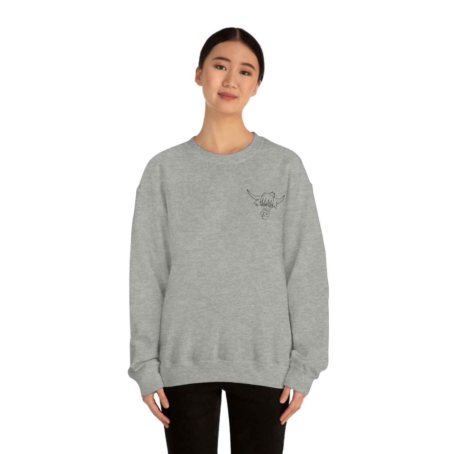 Simply Highland Cow Unisex Heavy Blend™ Crewneck Sweatshirt