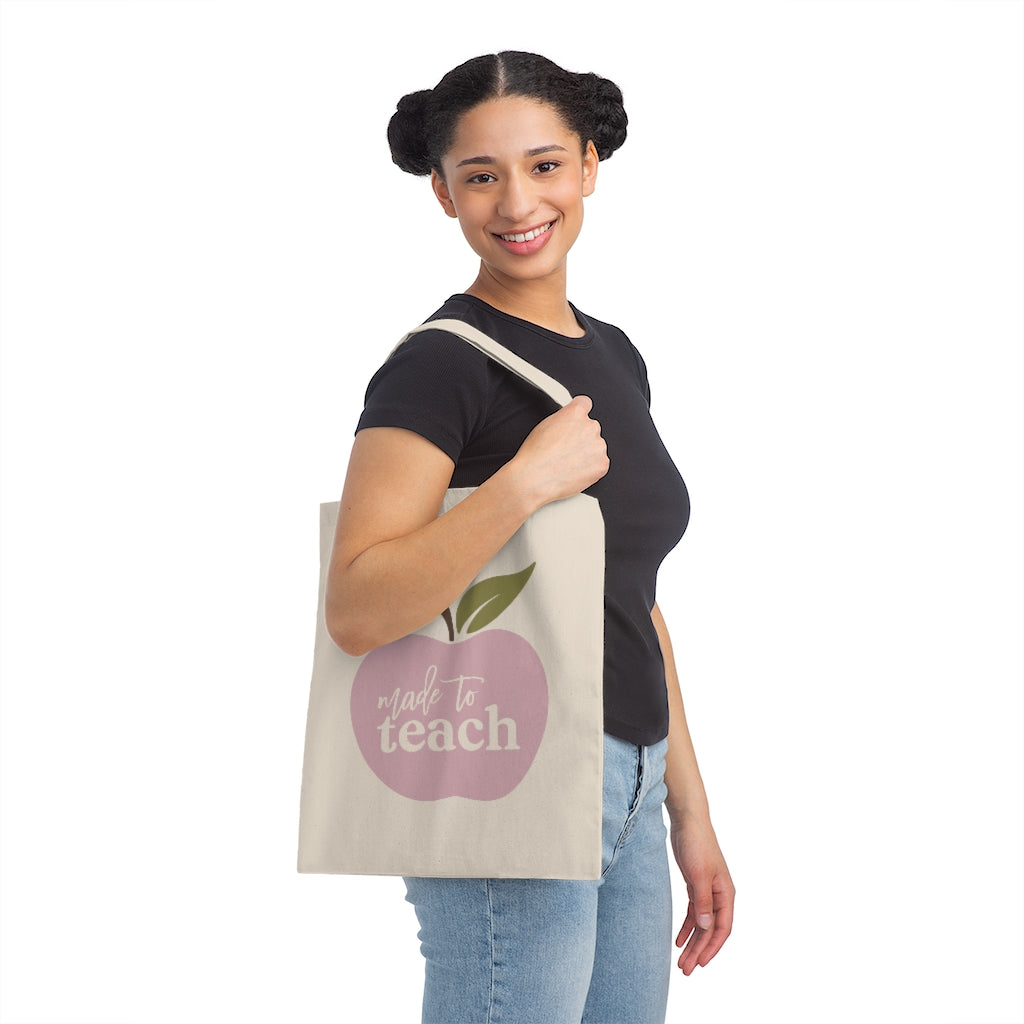Made to Teach Teacher Grading paper Canvas Tote Bag