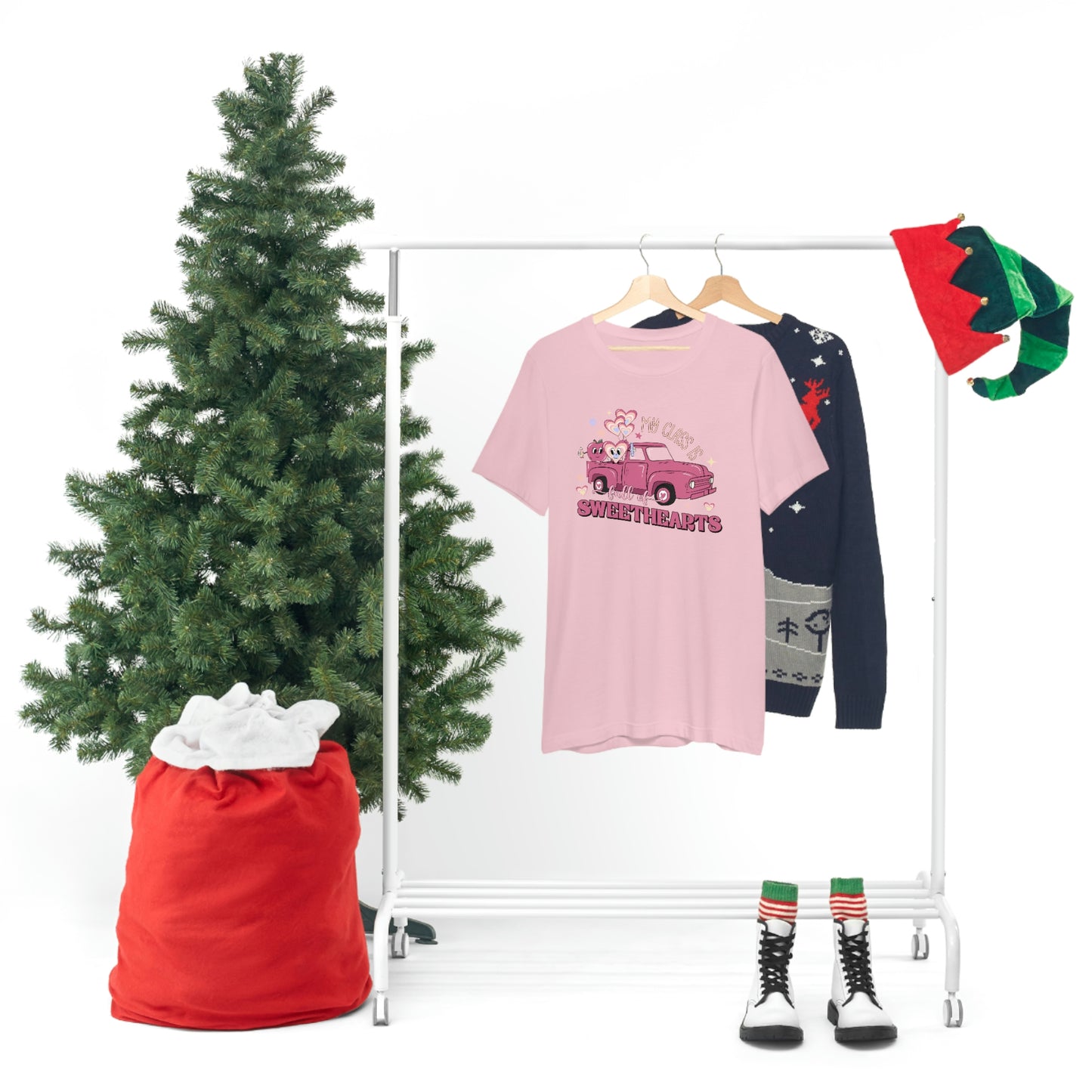 My Class is Full of Sweethearts Valentines day Unisex Jersey Short Sleeve Tee