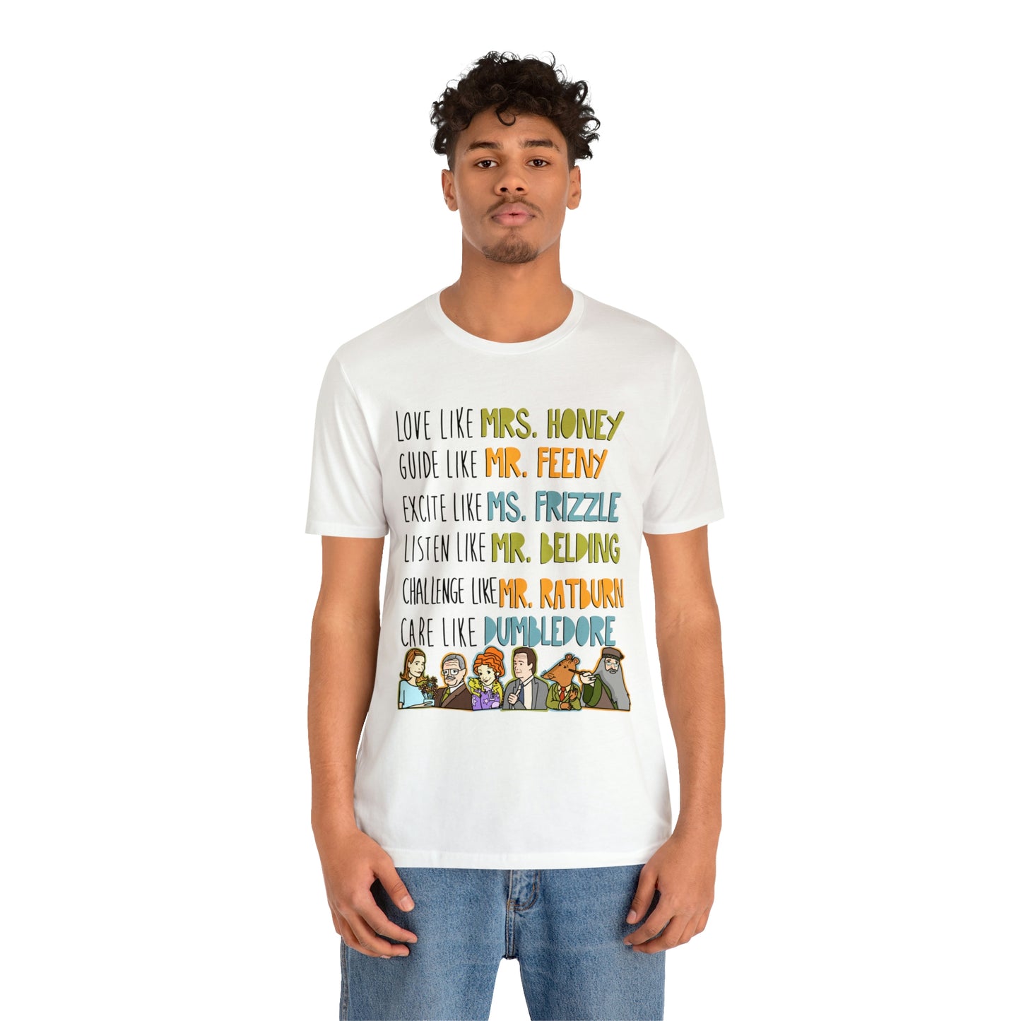 Love like miss honey favorite famous teacher shirt Unisex Jersey Short Sleeve Tee