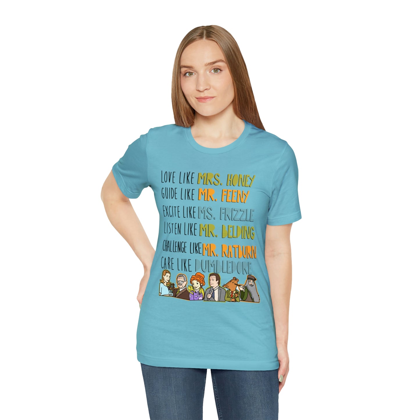 Love like miss honey favorite famous teacher shirt Unisex Jersey Short Sleeve Tee