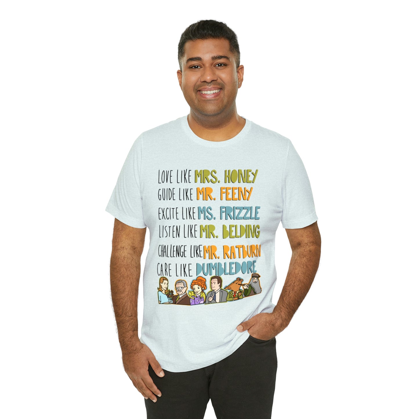 Love like miss honey favorite famous teacher shirt Unisex Jersey Short Sleeve Tee