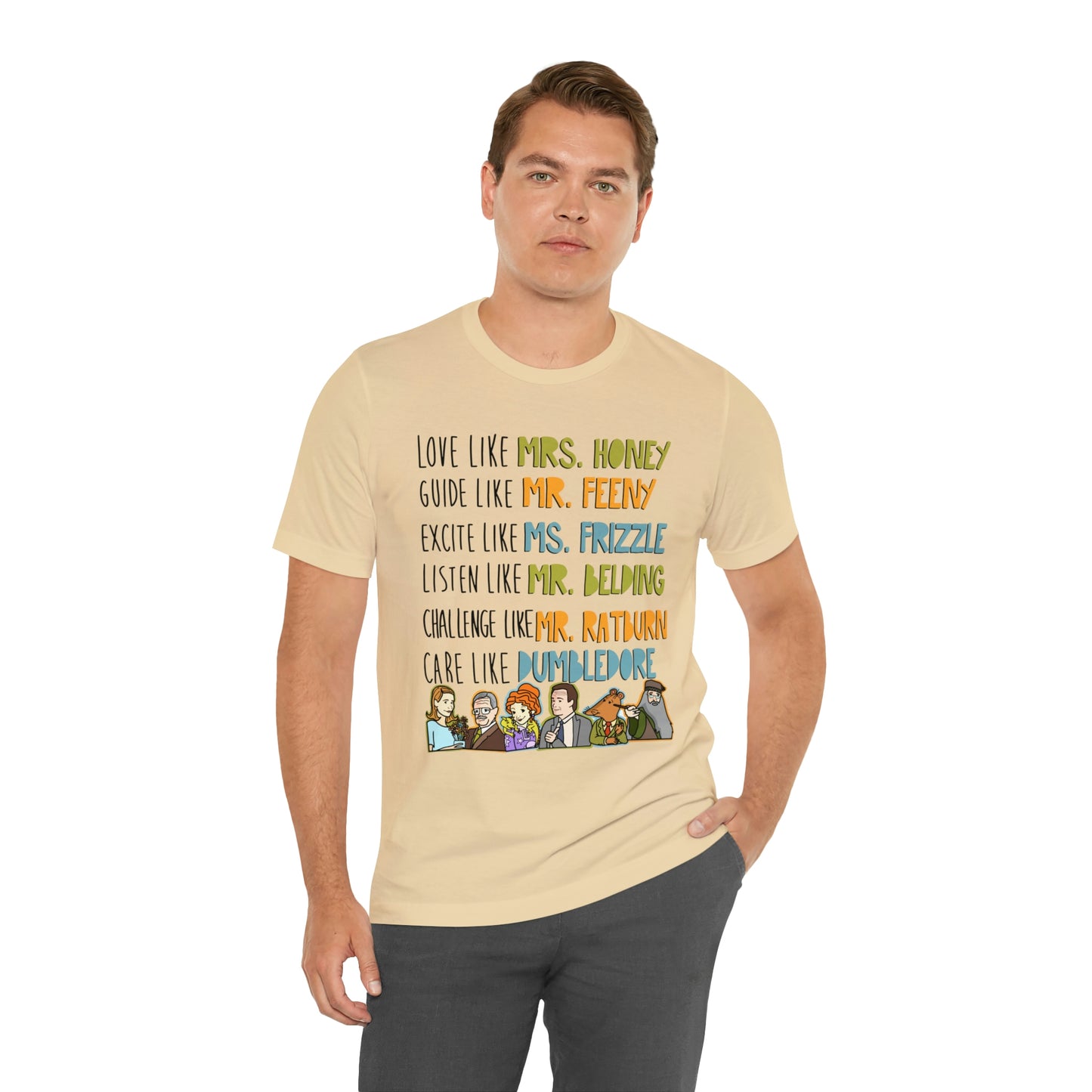 Love like miss honey favorite famous teacher shirt Unisex Jersey Short Sleeve Tee