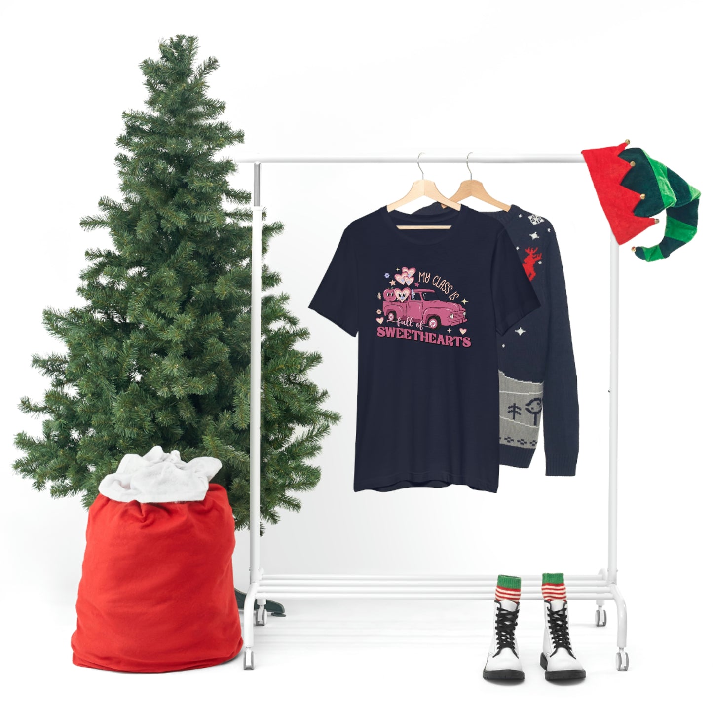 My Class is Full of Sweethearts Valentines day Unisex Jersey Short Sleeve Tee