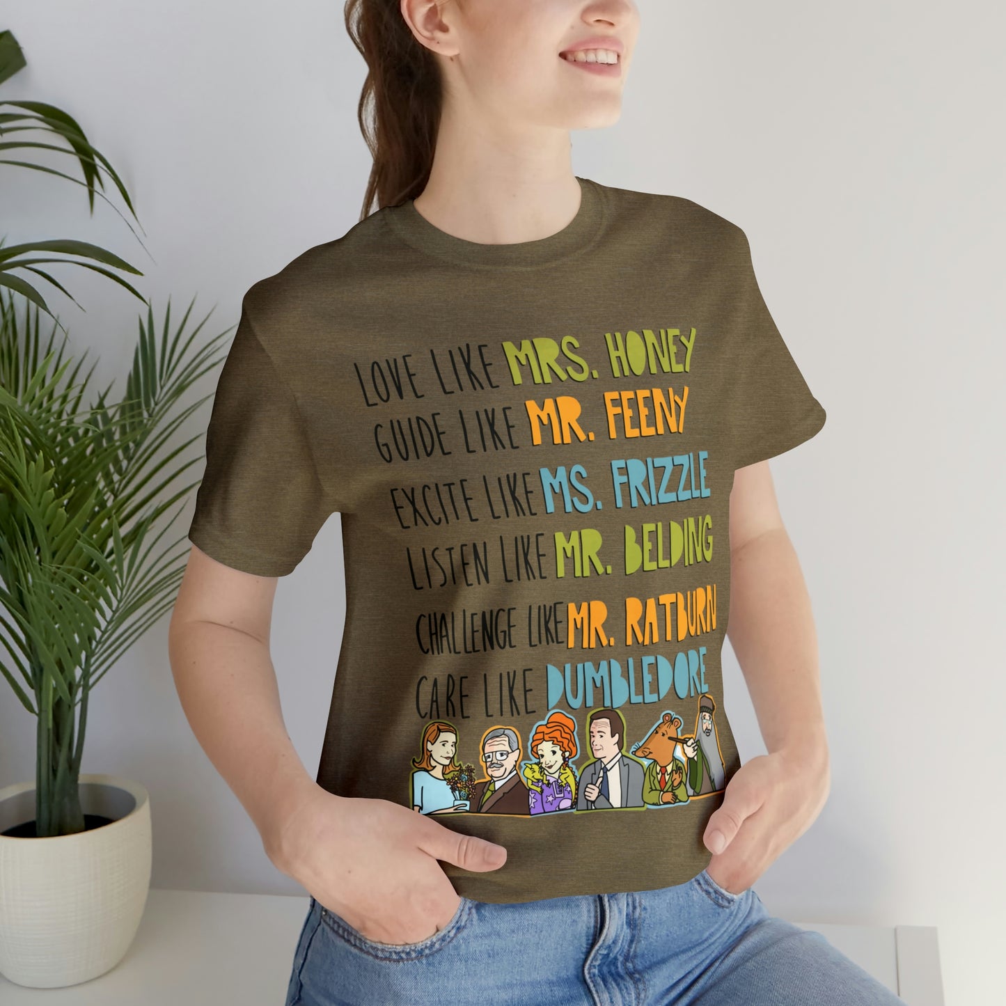Love like miss honey favorite famous teacher shirt Unisex Jersey Short Sleeve Tee