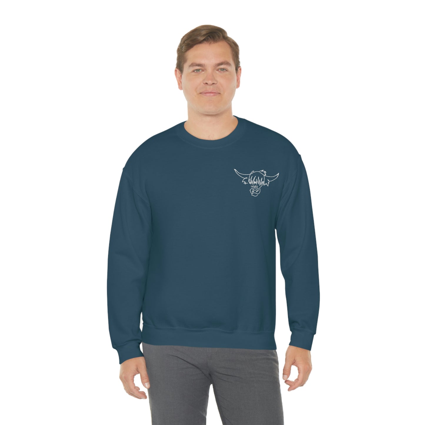 Simply Highland Cow Unisex Heavy Blend™ Crewneck Sweatshirt