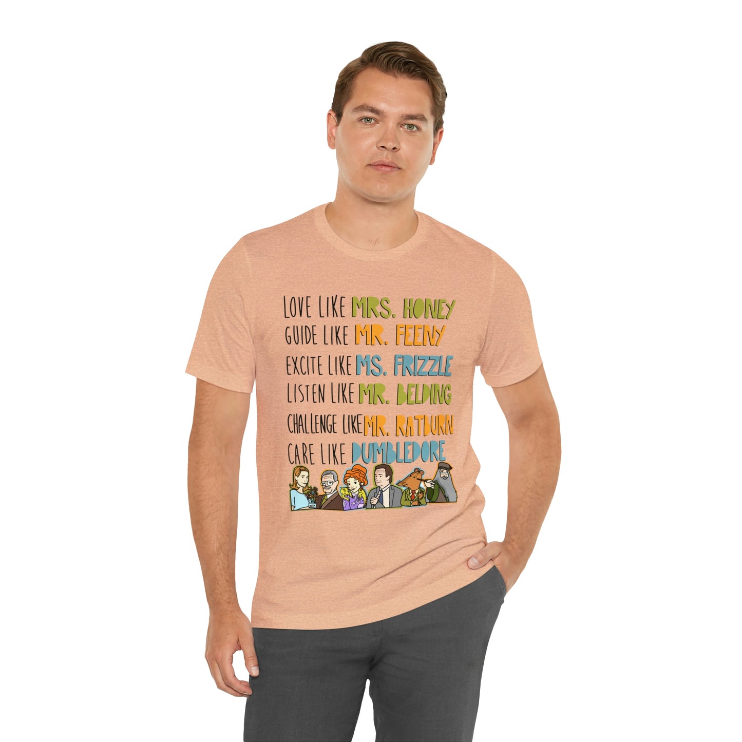 Love like miss honey favorite famous teacher shirt Unisex Jersey Short Sleeve Tee