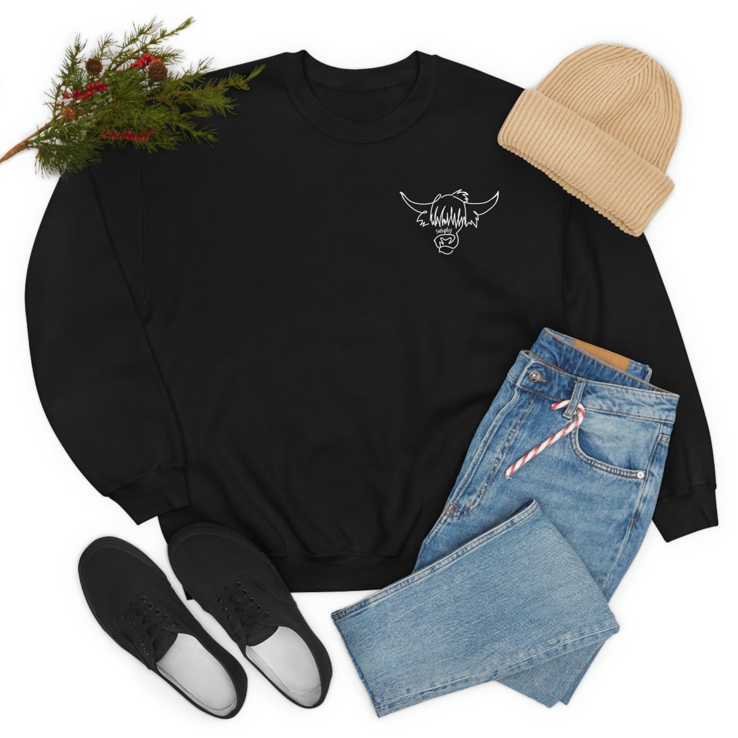 Simply Highland Cow Unisex Heavy Blend™ Crewneck Sweatshirt