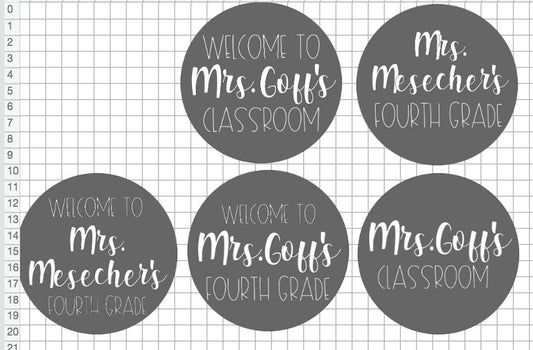 Welcome to the teacher's grade classroom