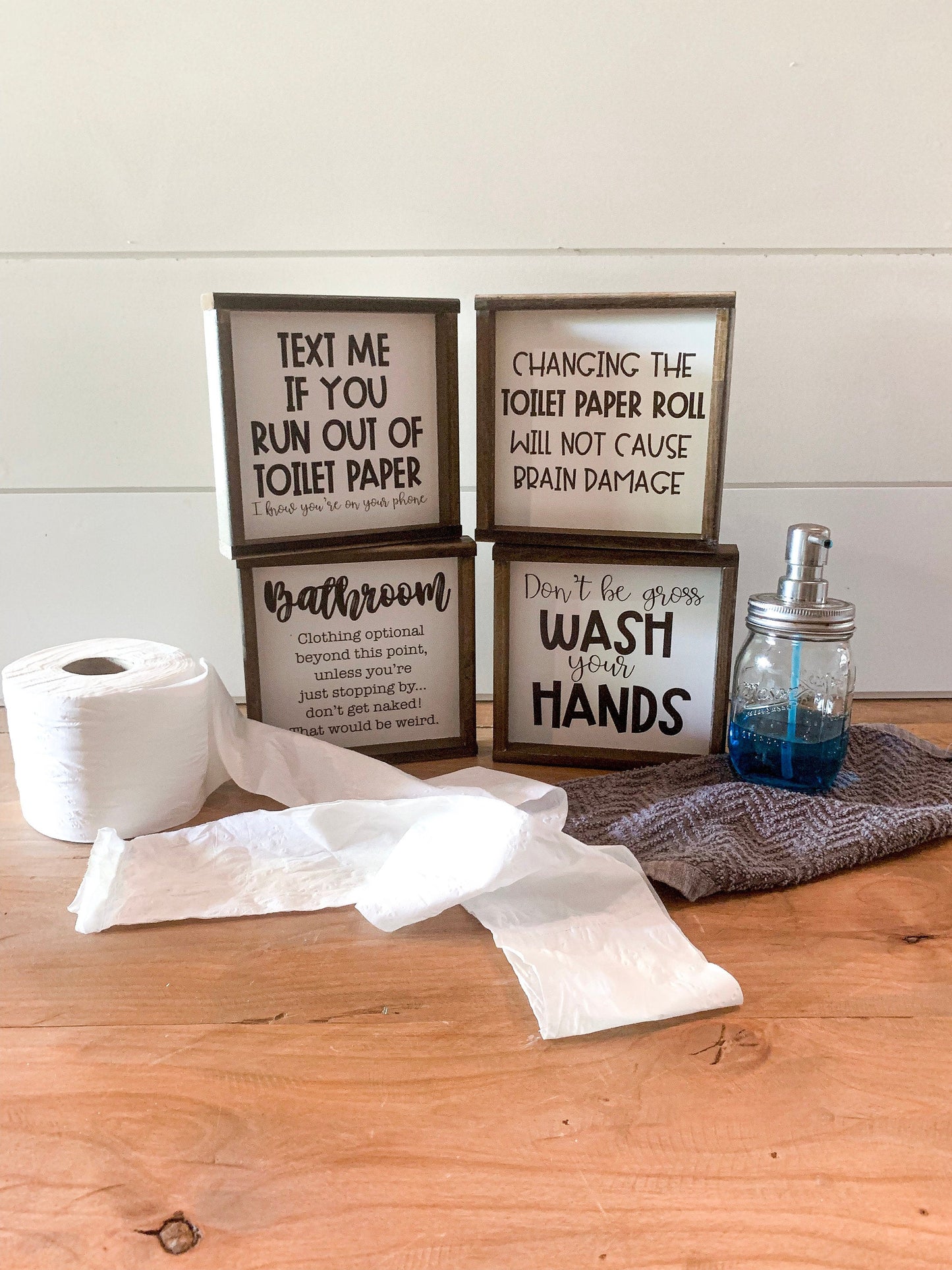Bathroom Humor Signs
