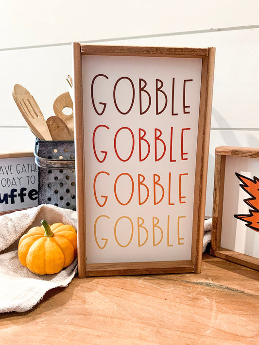 Gobble, Leaf, Stuffed.