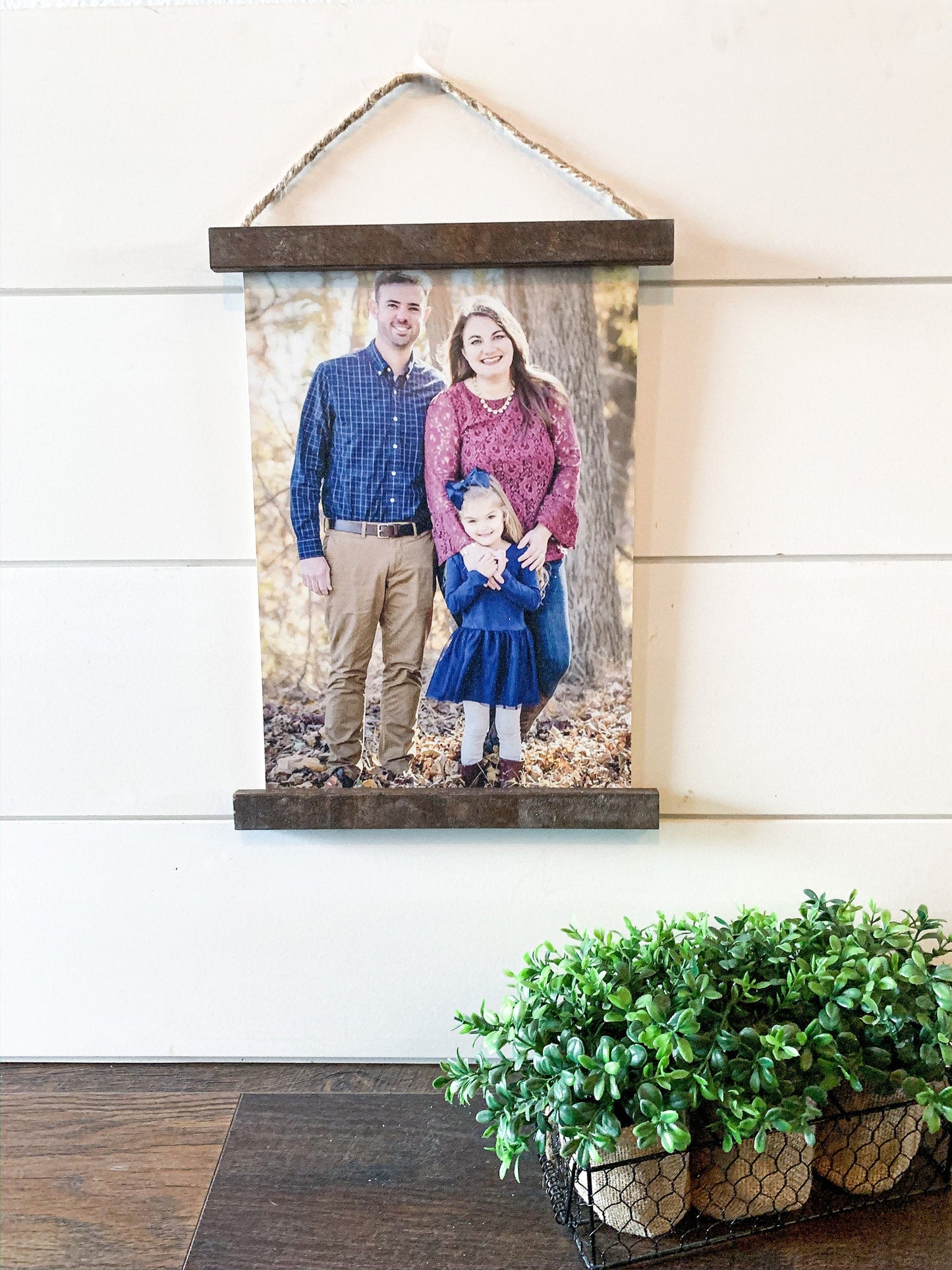 Your Photo Printed on Wood Scroll Sign; Photograph