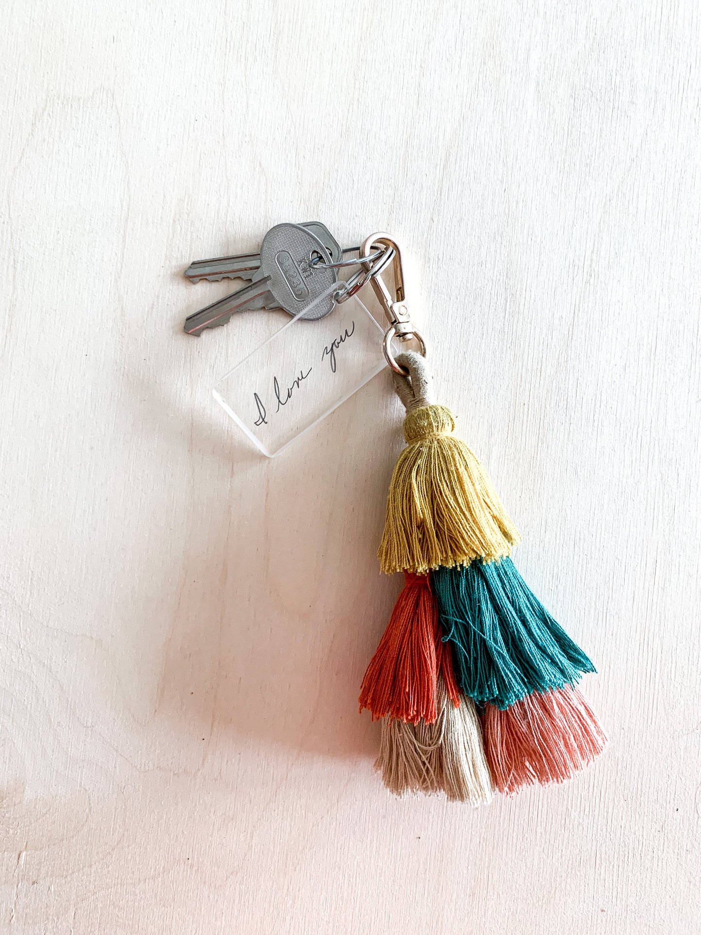 Your handwritten Family Note on Acrylic Keychain; Kid Drawing; Mothers Day; Letter; Custom; personalized; Acrylic;